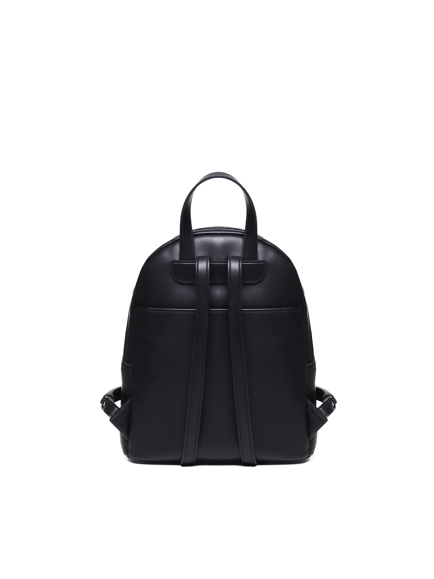 Shop Liu •jo Ecoleather Backpack In Black