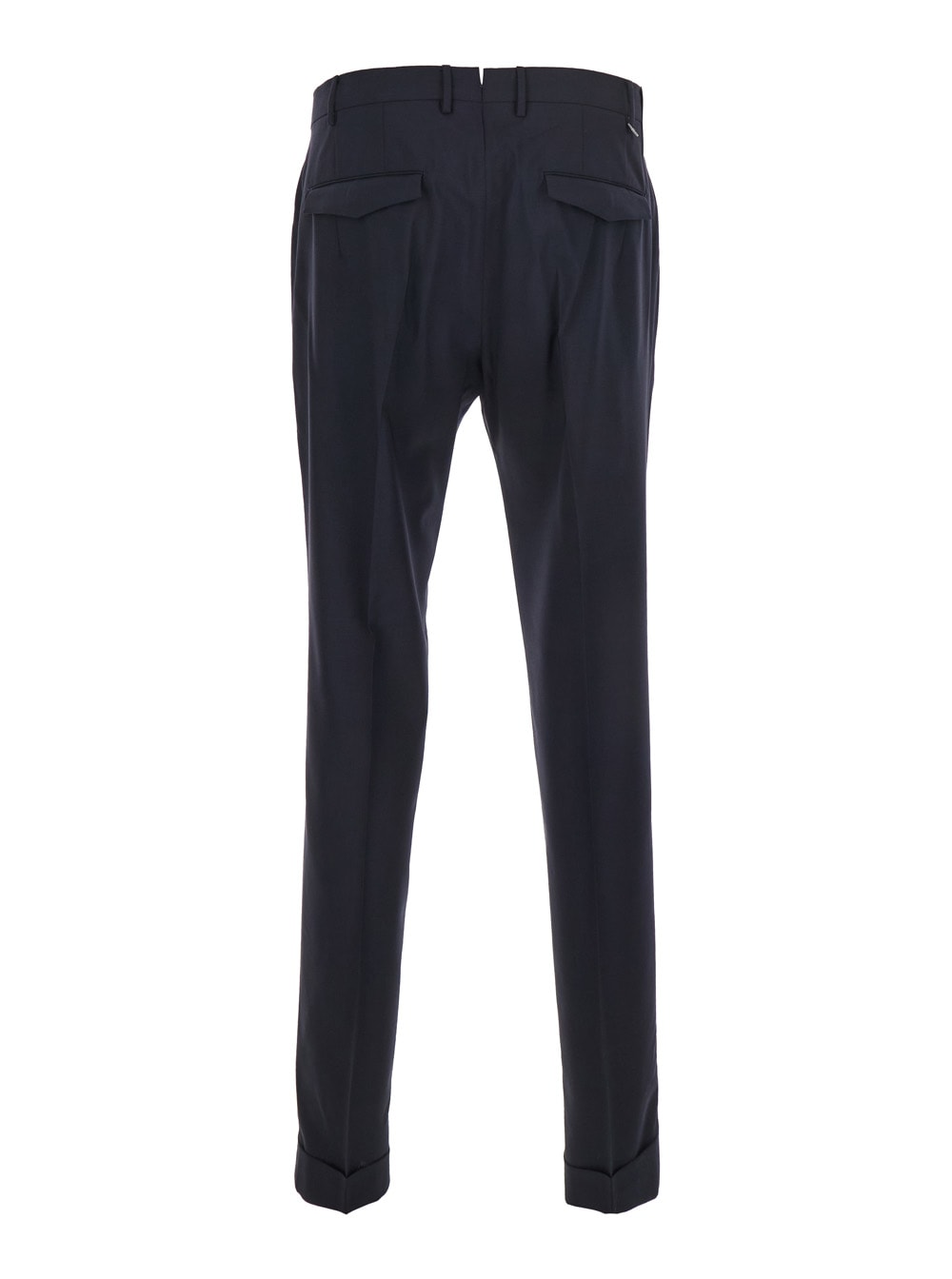 Pt Torino Belt Loop Casual Pants In Blue