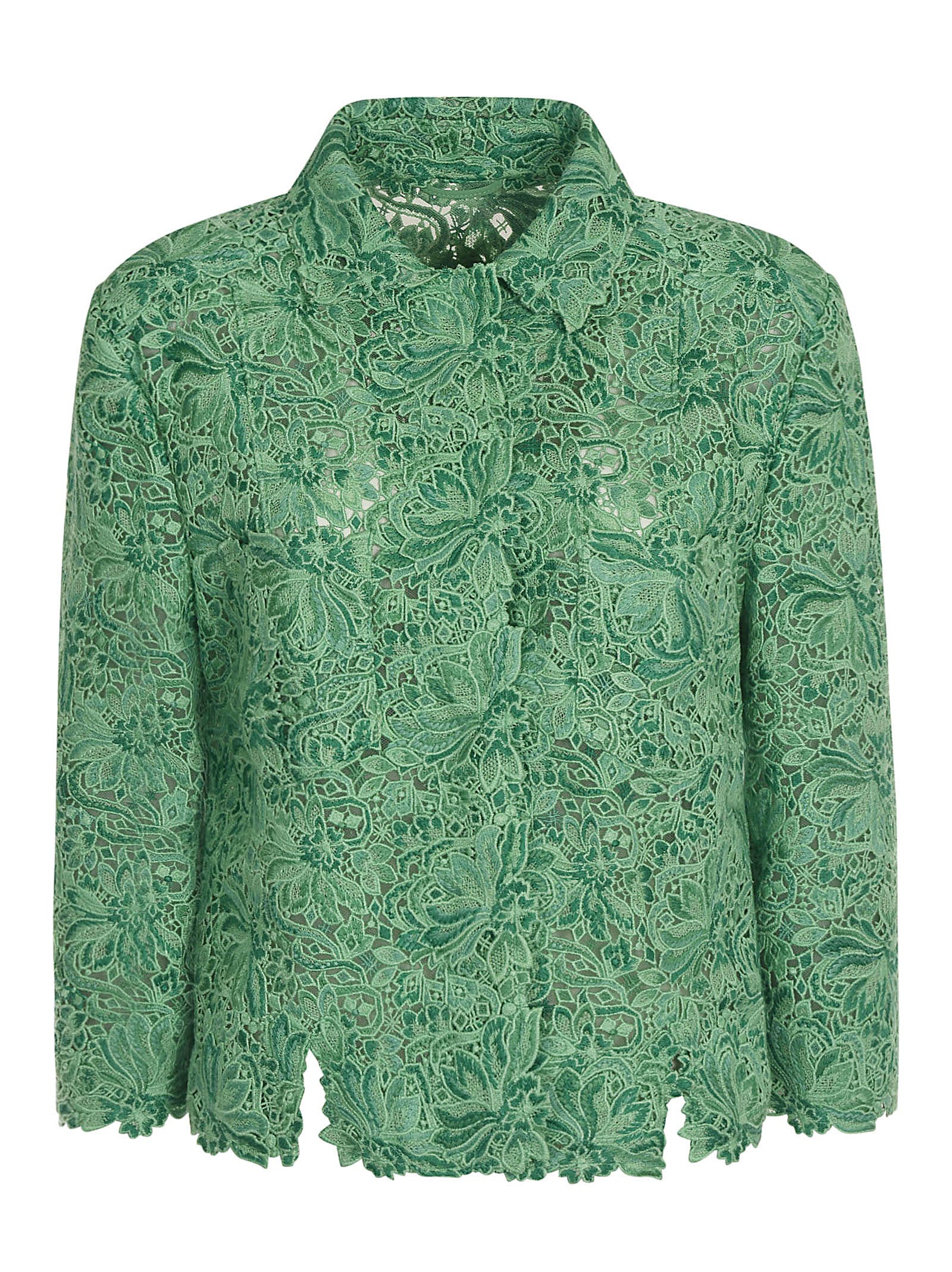 Ermanno Scervino Laced Floral Jacket
