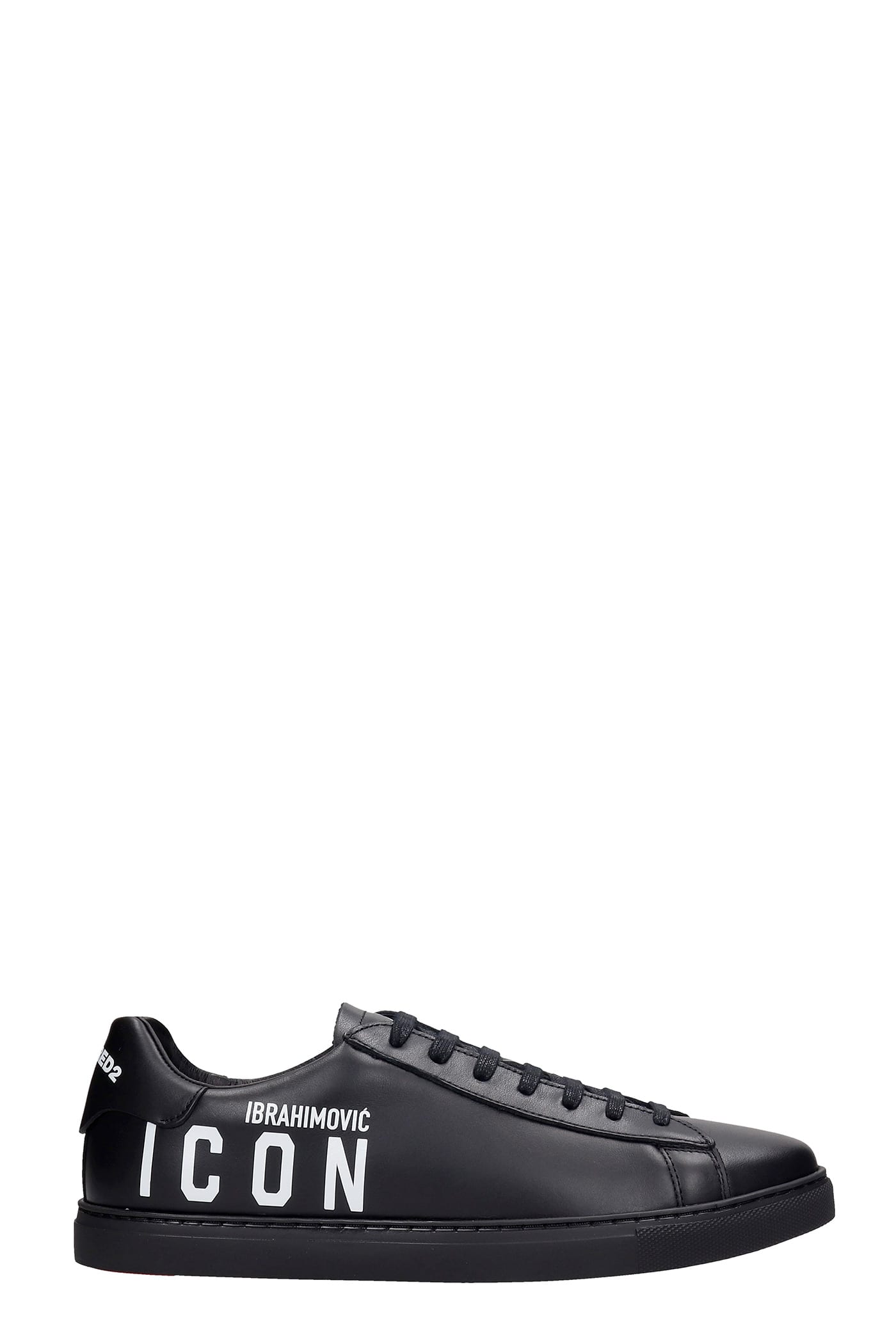 Dsquared2 D2xibra Icon New Tennis Sneakers In Black Leather
