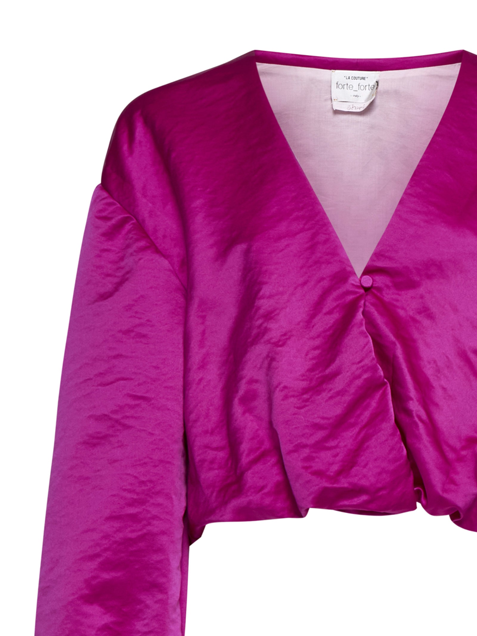 Shop Forte Forte Shirt In Magenta