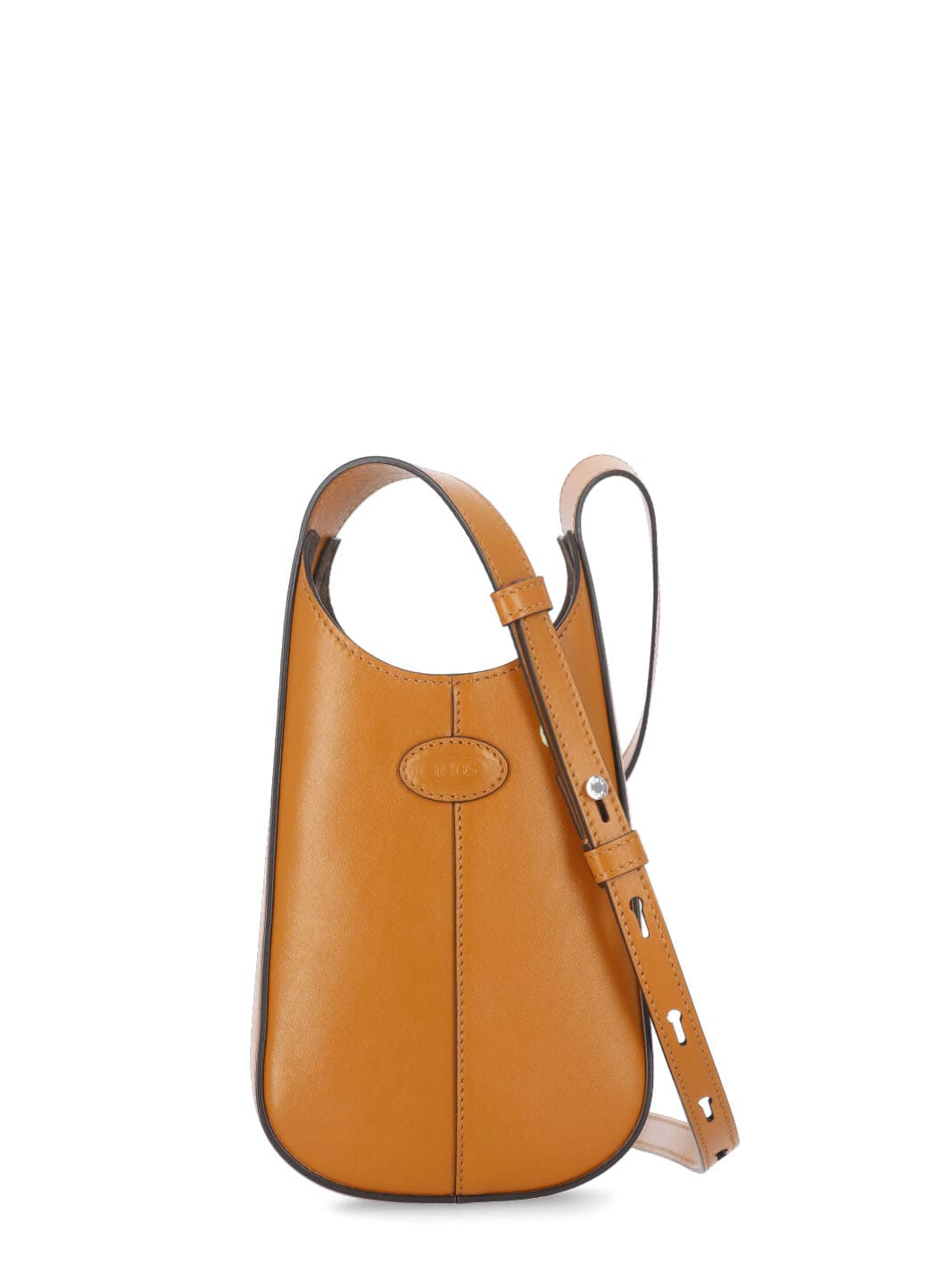 Shop Tod's Micro Hobo Bag In Orange