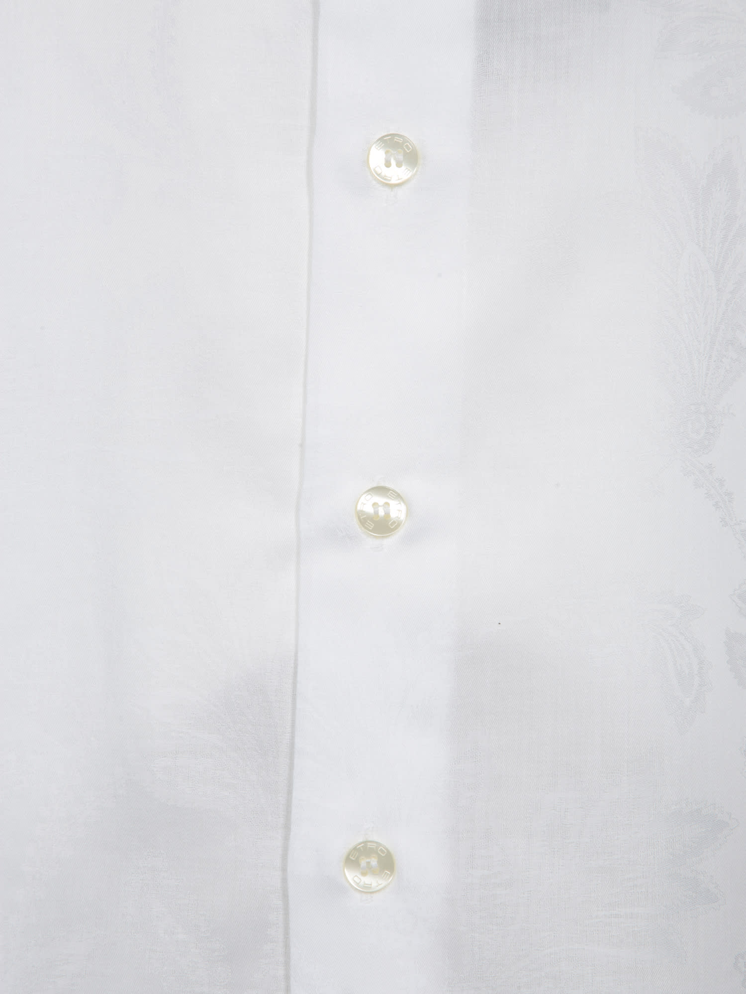 Shop Etro Roma White Shirt