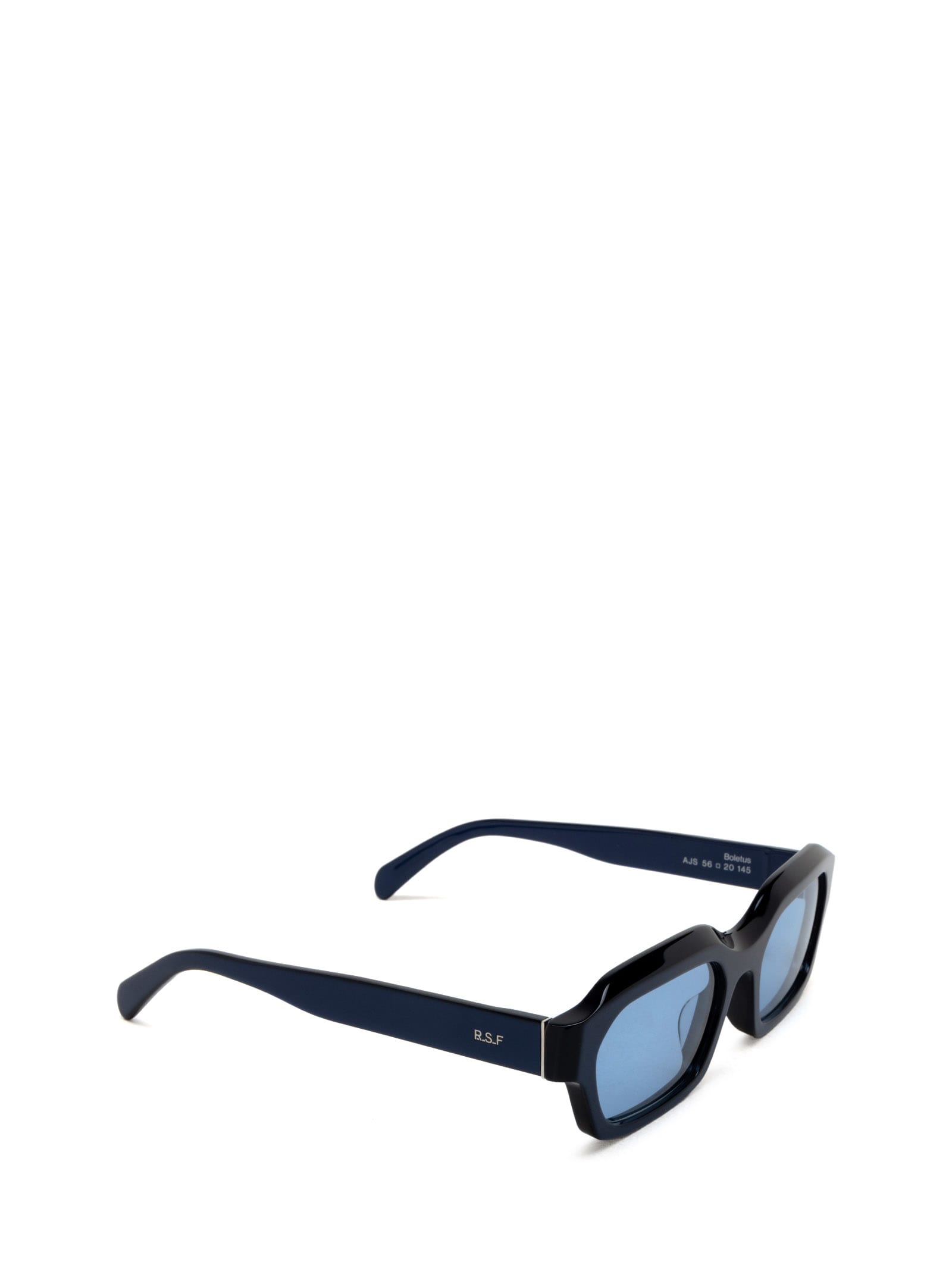 Shop Retrosuperfuture Boletus Metallic Blue Sunglasses