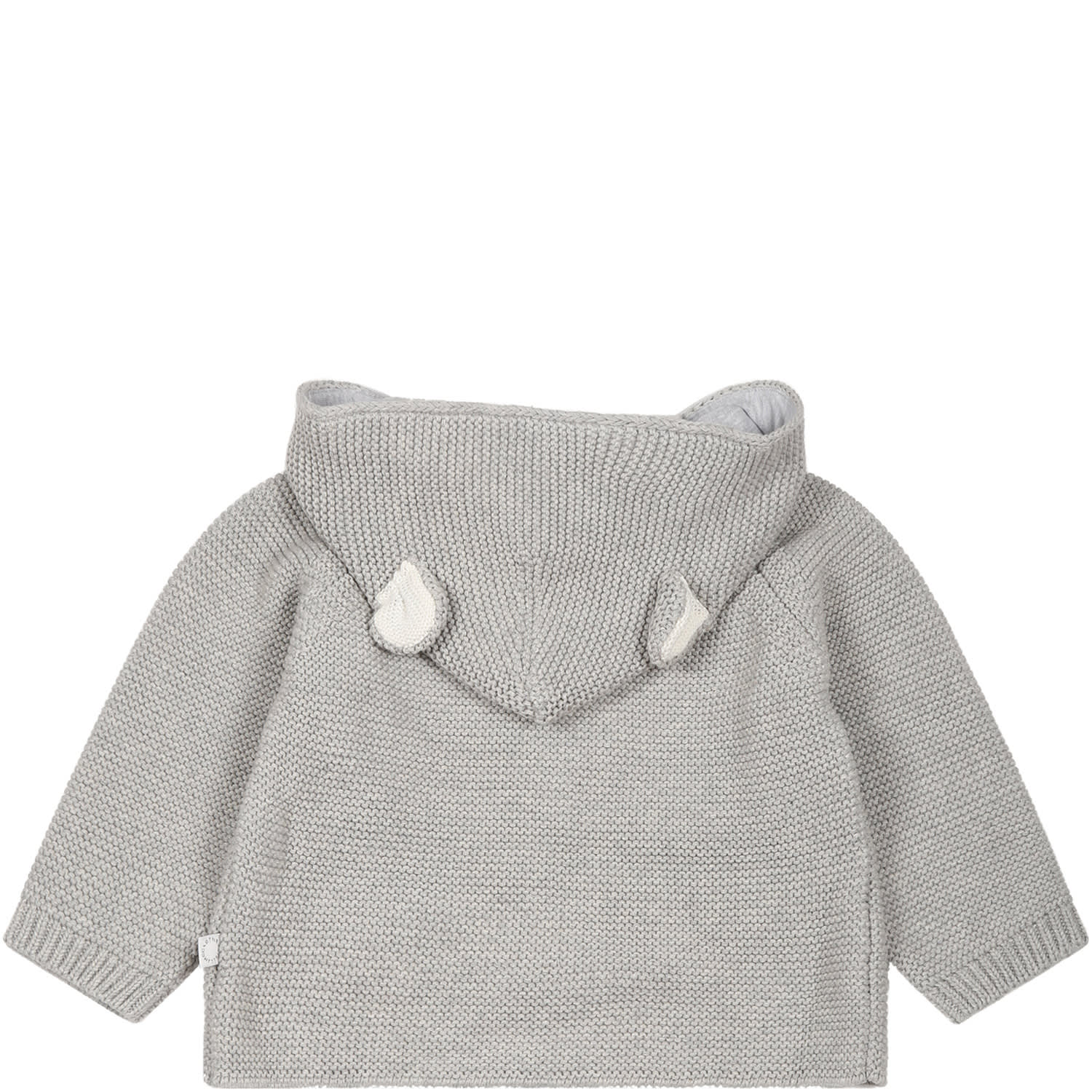 Shop Stella Mccartney Grey Cardigan For Baby Boy