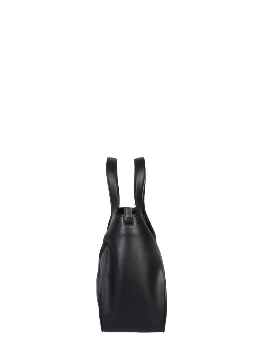 Shop Stella Mccartney Shoulder Bag With Logo In Black