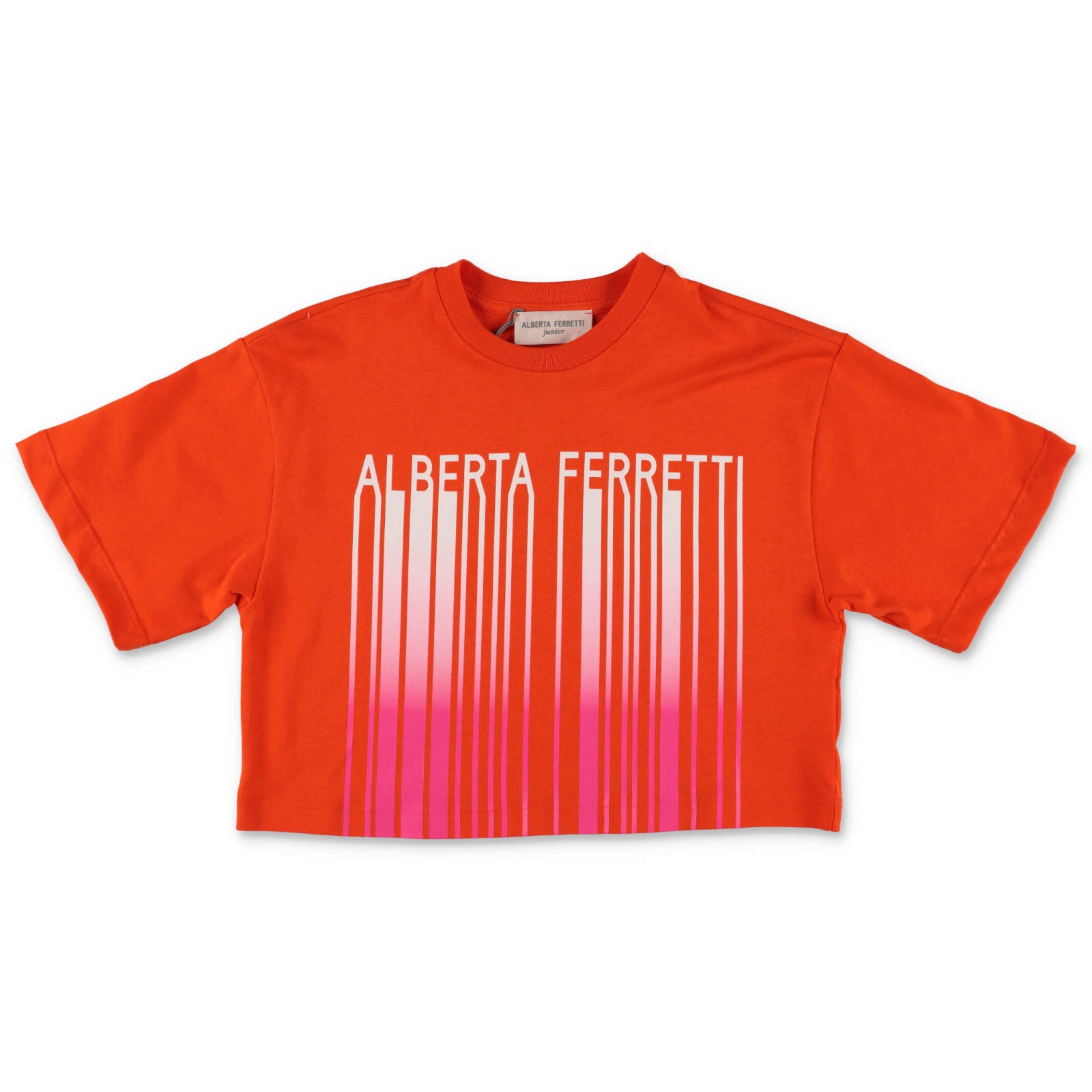 Alberta Ferretti Kids' T-shirt In Arancione