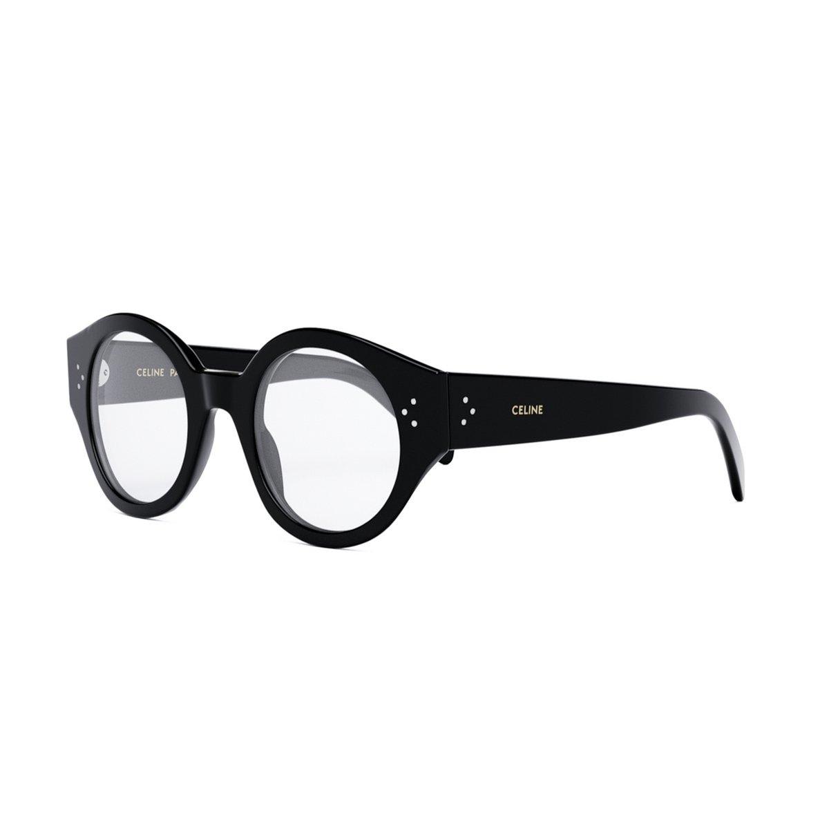 Shop Celine Round Frame Glasses In 001