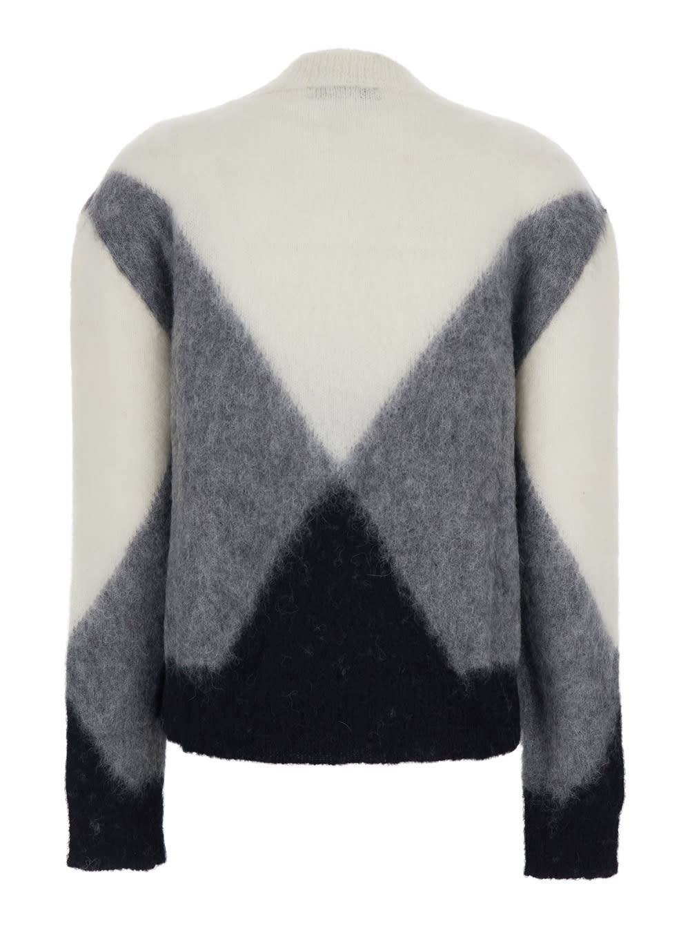 Mauro Grifoni Maglia Girocollo Intarsio In Brown