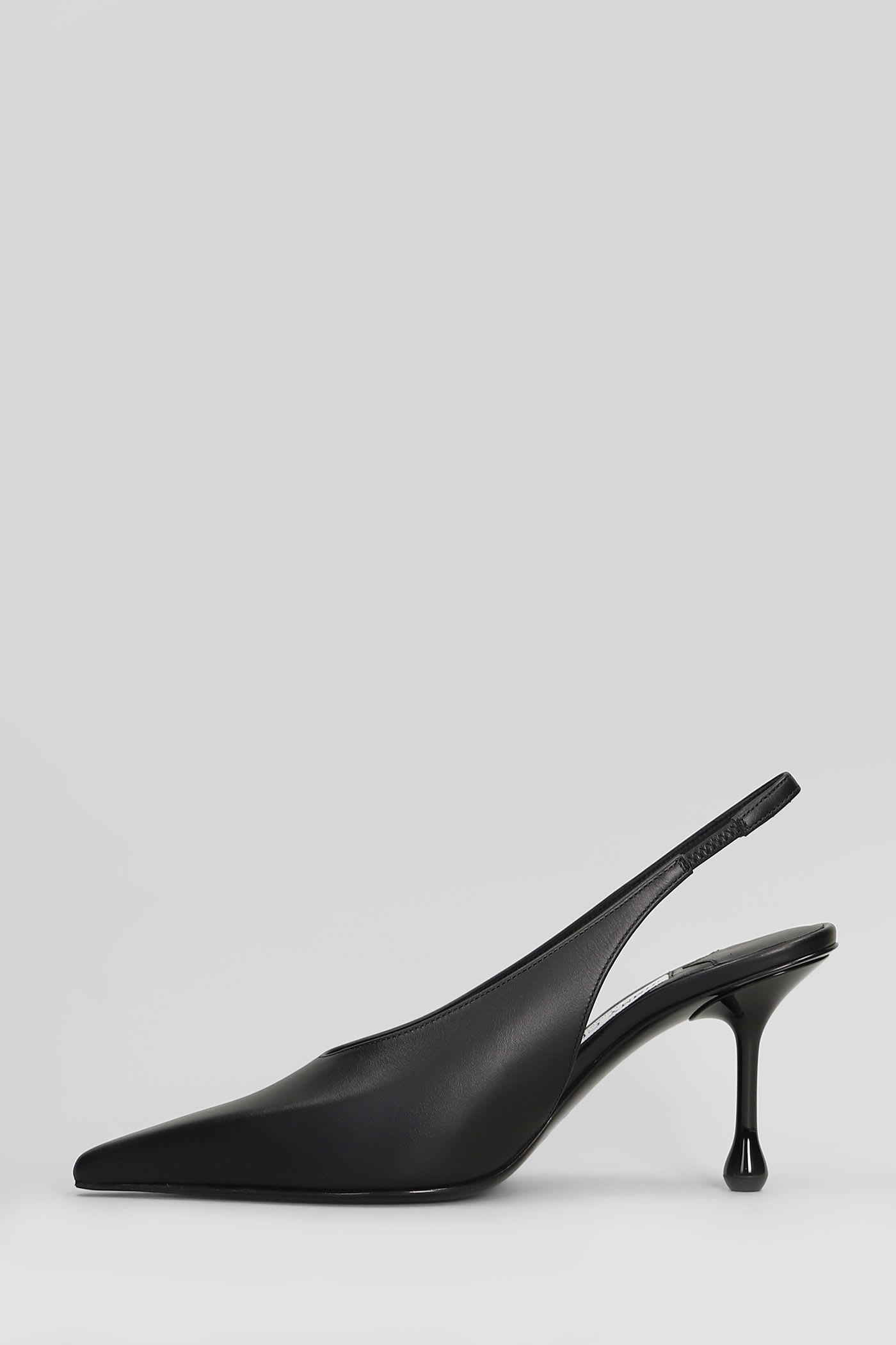 Jimmy Choo Isa 80 Pumps In Black Leather In Black