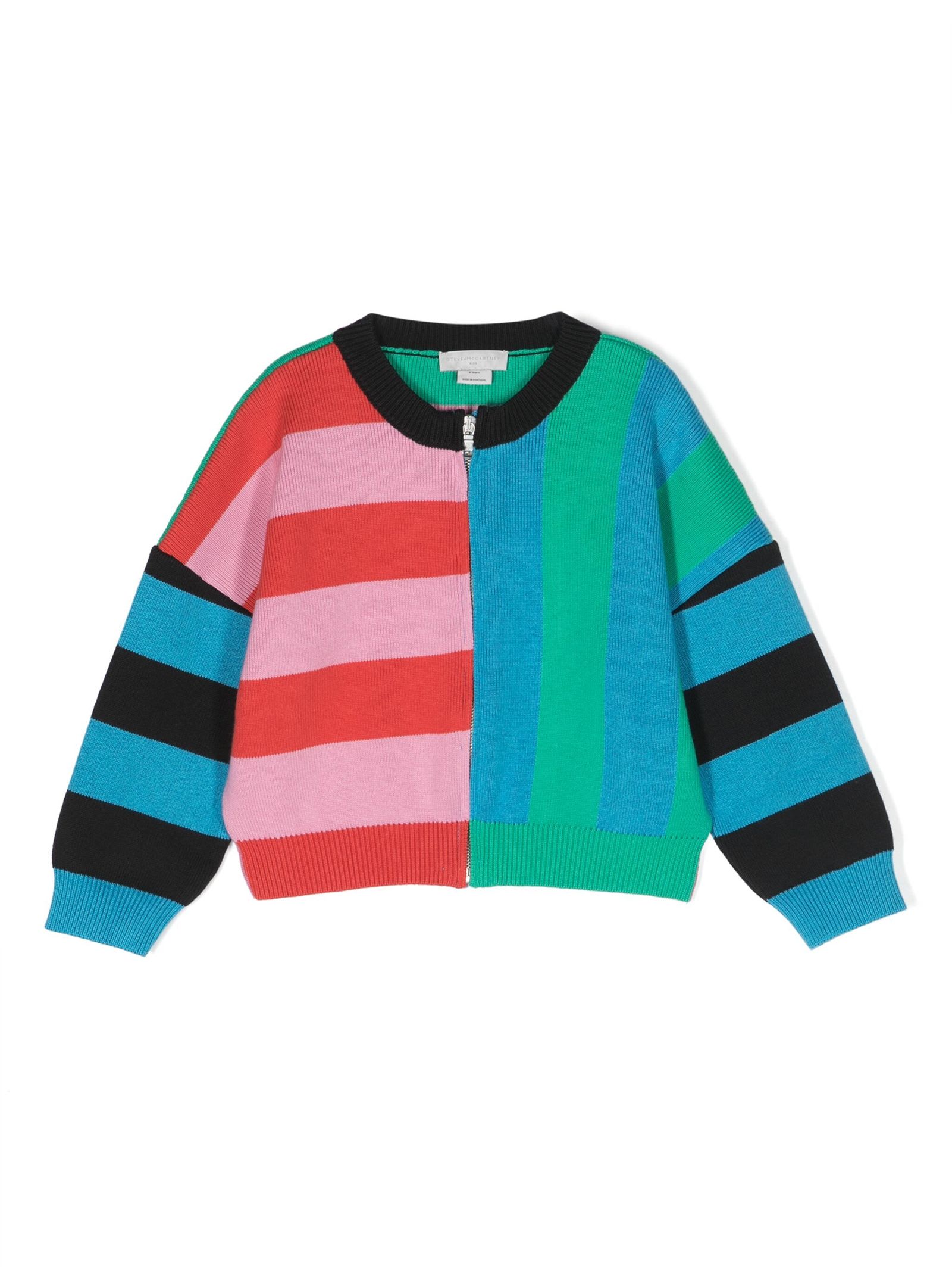 STELLA MCCARTNEY MULTICOLOR COTTON CARDIGAN