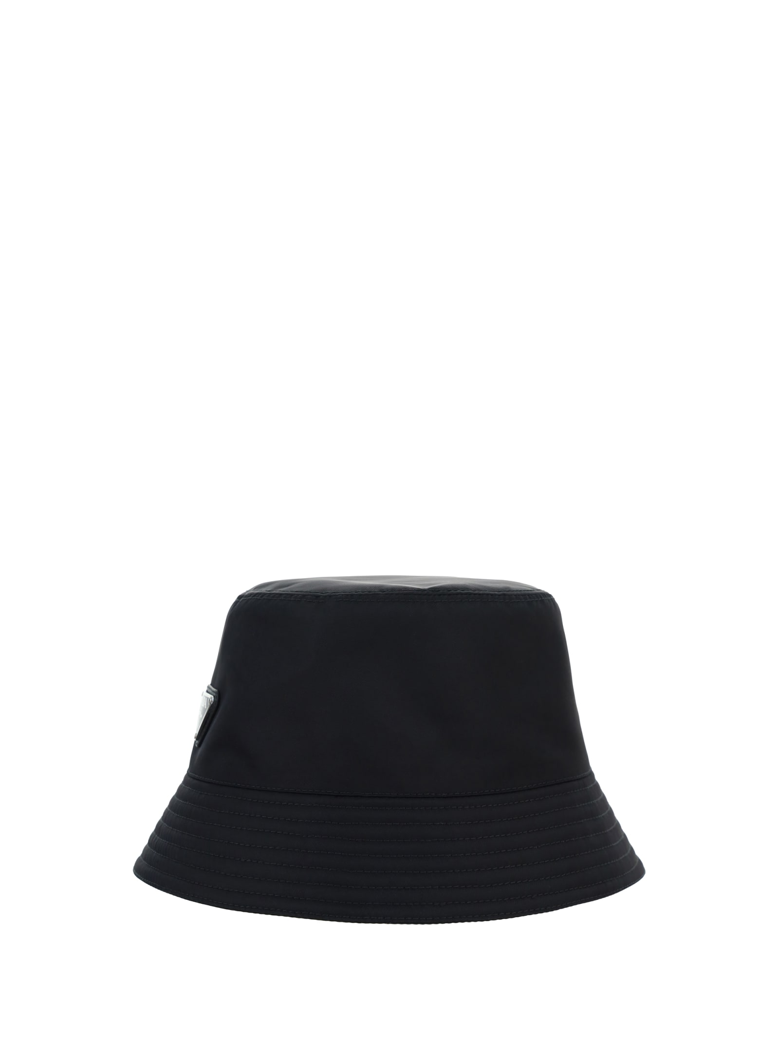 Prada Bucket Hat In Black