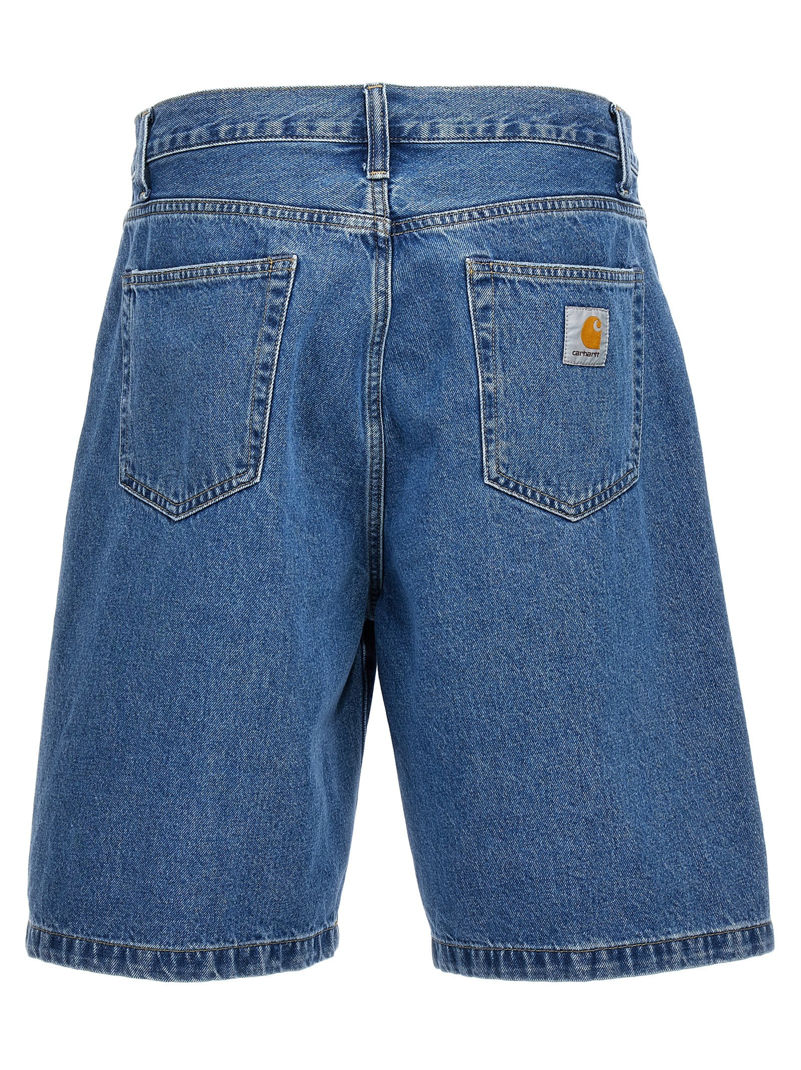 Shop Carhartt Landon Bermuda Shorts In Blue