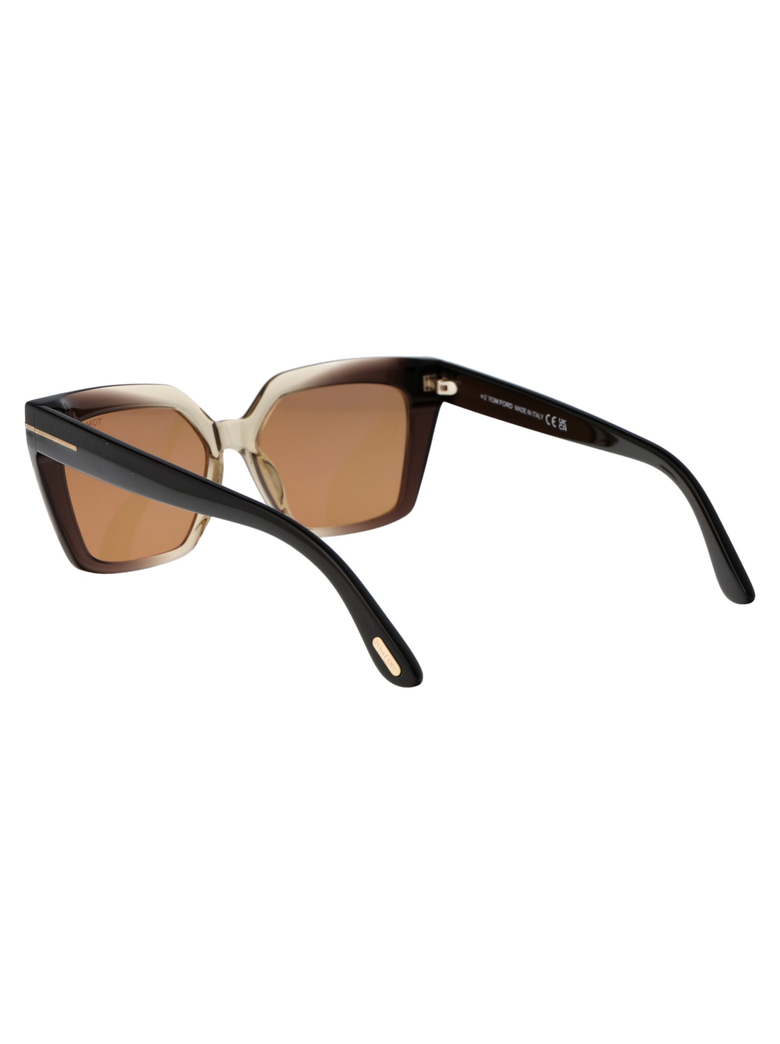 Shop Tom Ford Winona Sunglasses In 47j Marrone Chiaro/altri / Roviex