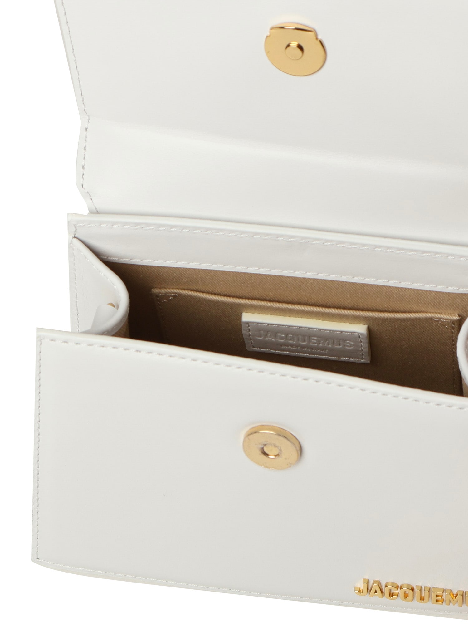 Jacquemus Women Le Chiquito Moyen Leather Bag In White