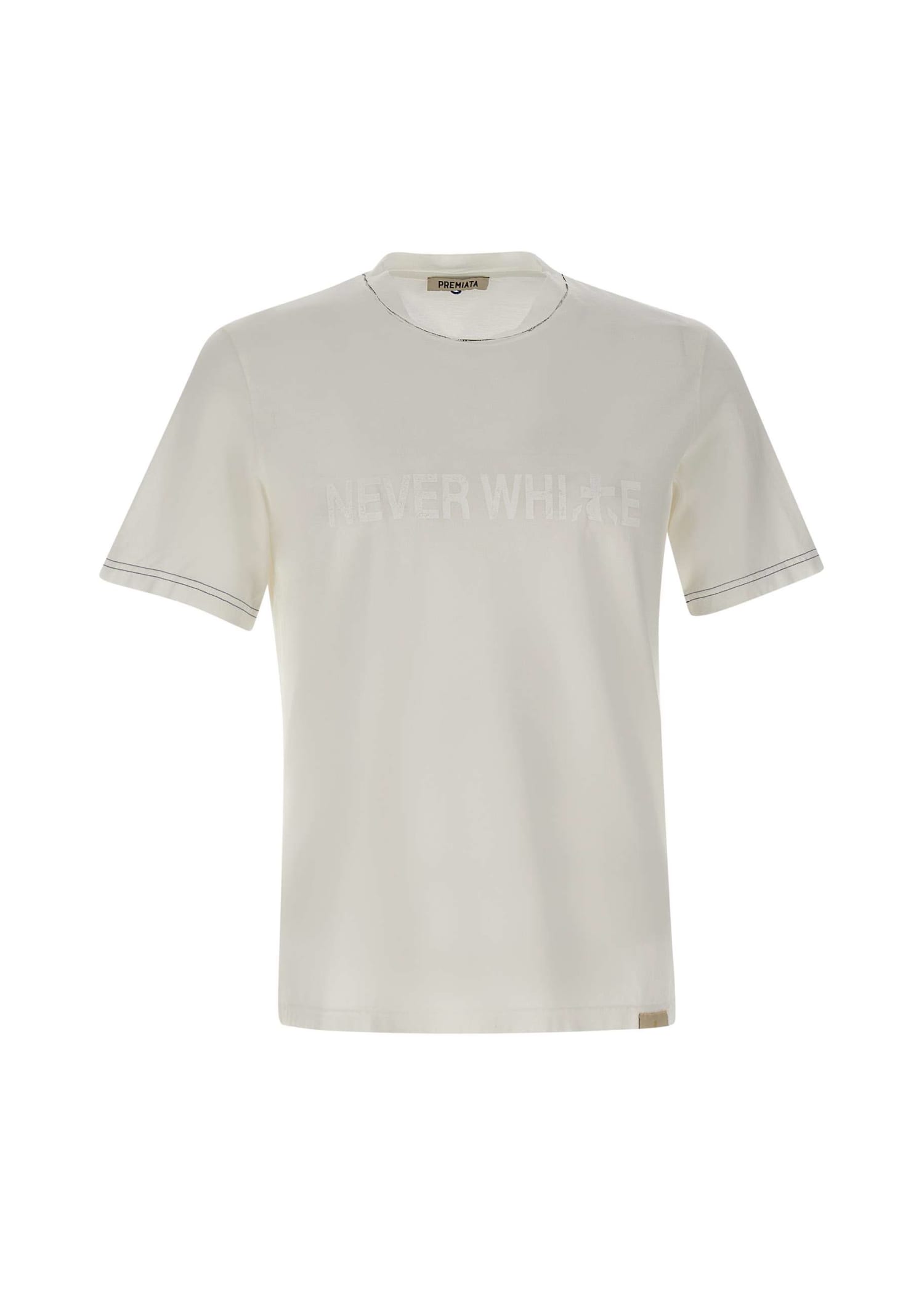 Shop Premiata Athens Cotton T-shirt In White