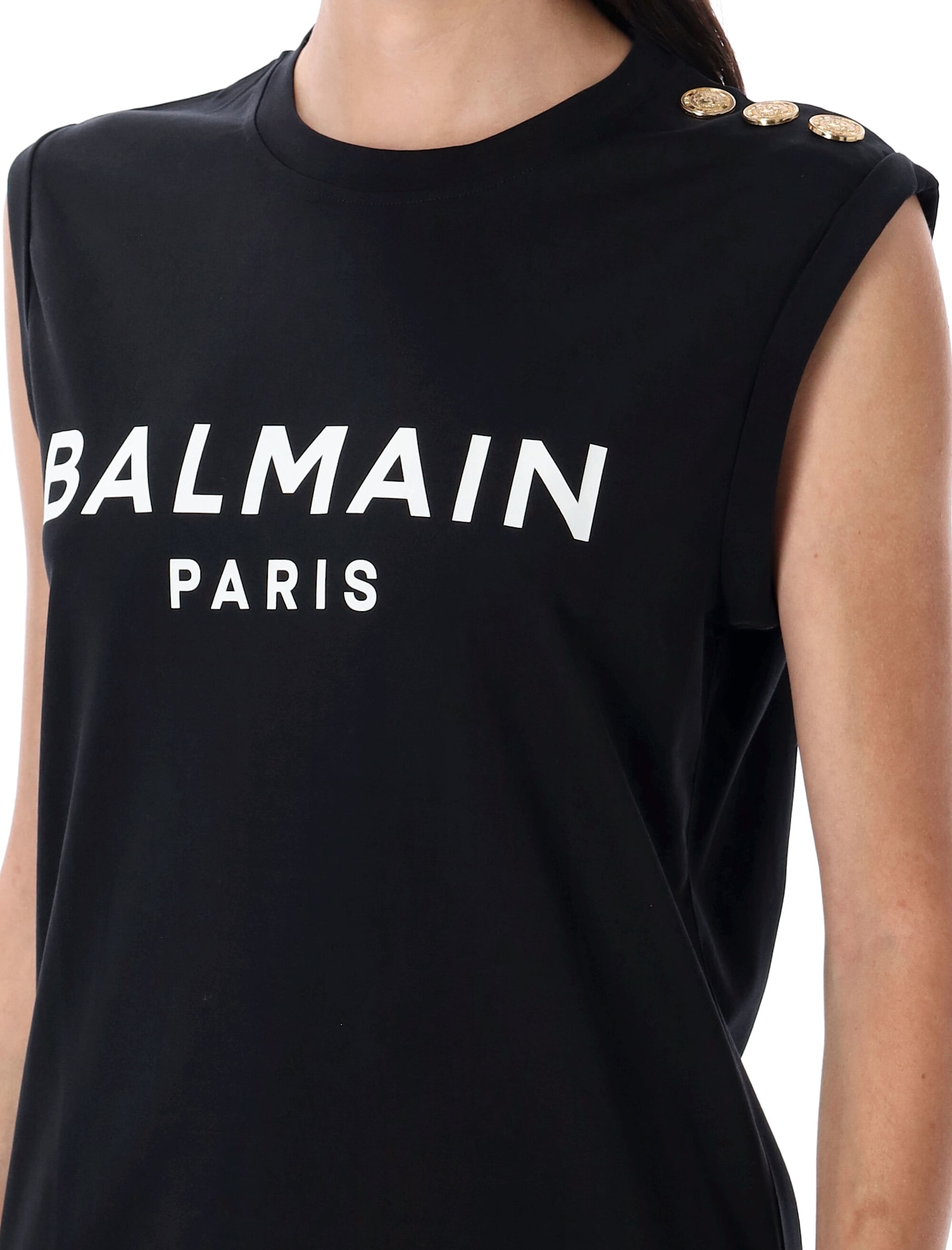 Balmain Paris Tank Top In Multi