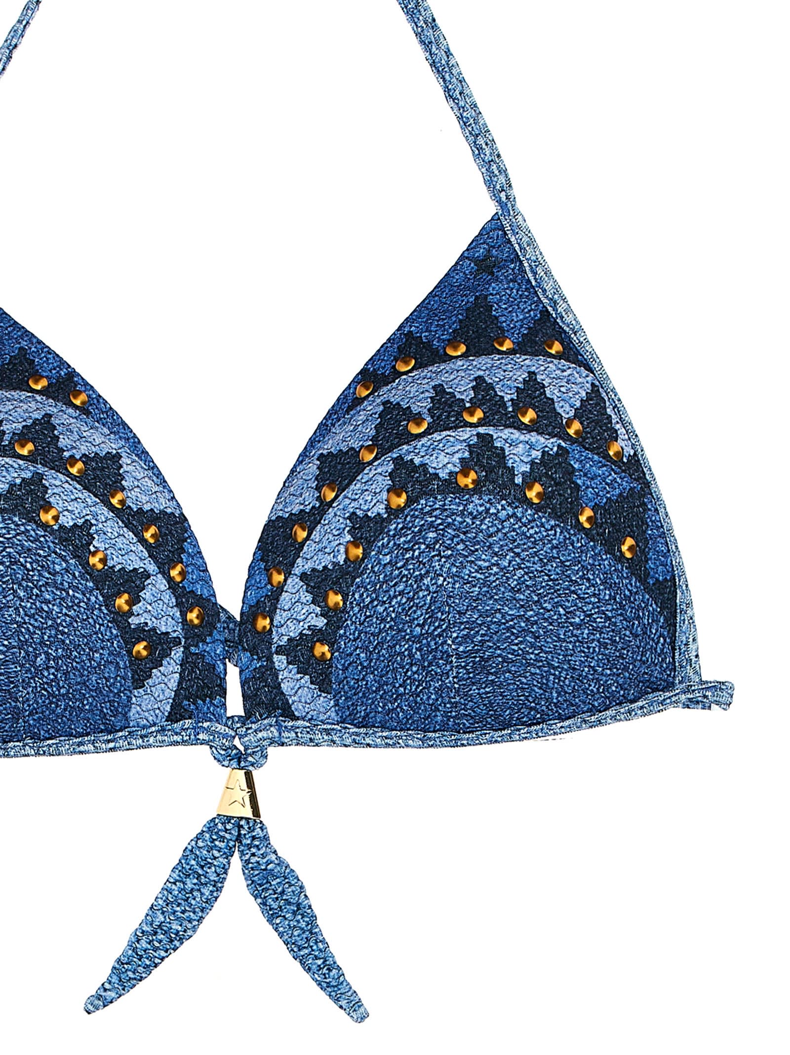 Pin Up Stars Intreccio Africano Bikini In Blue