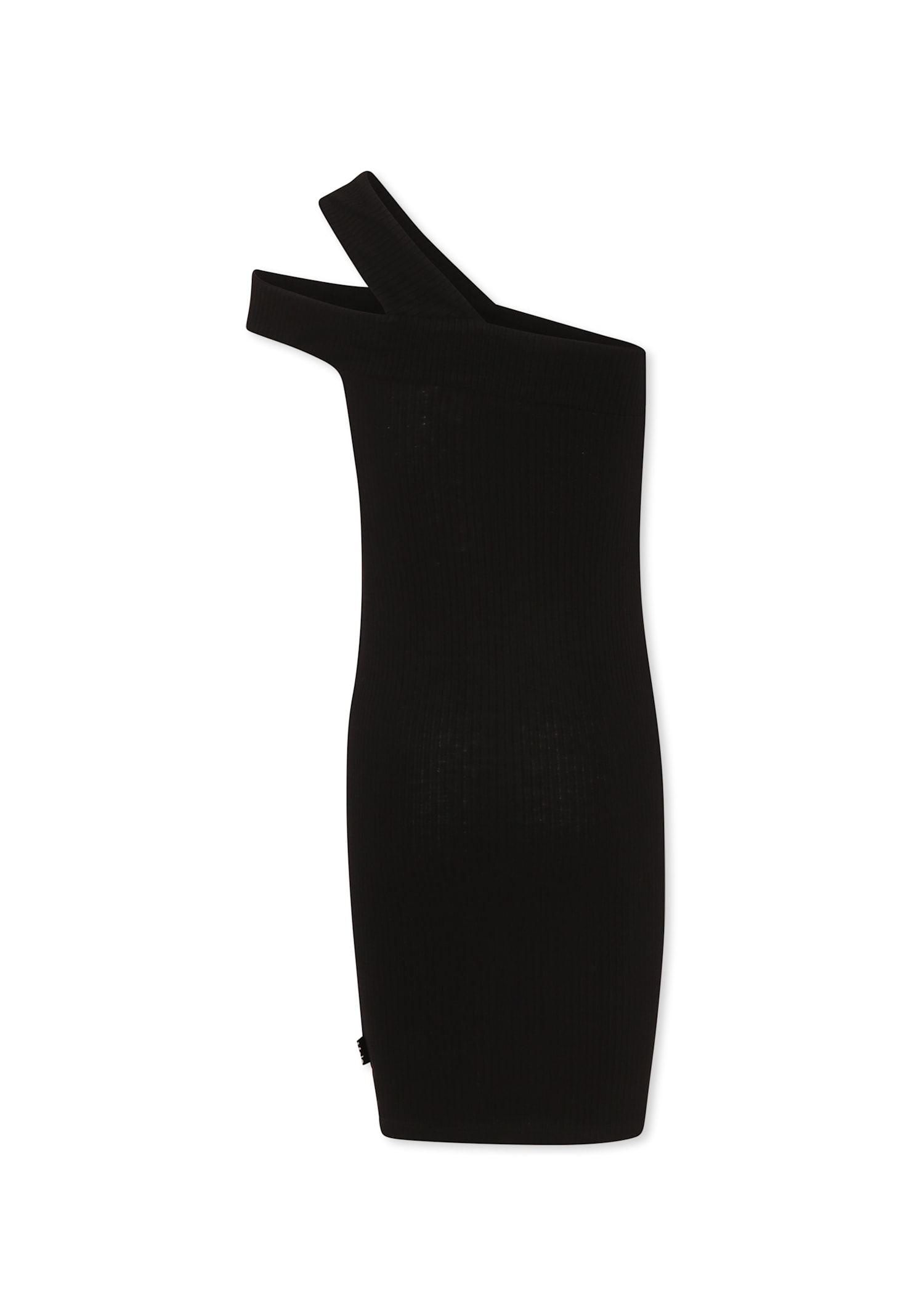 Molo Black Dress For Girl In Black