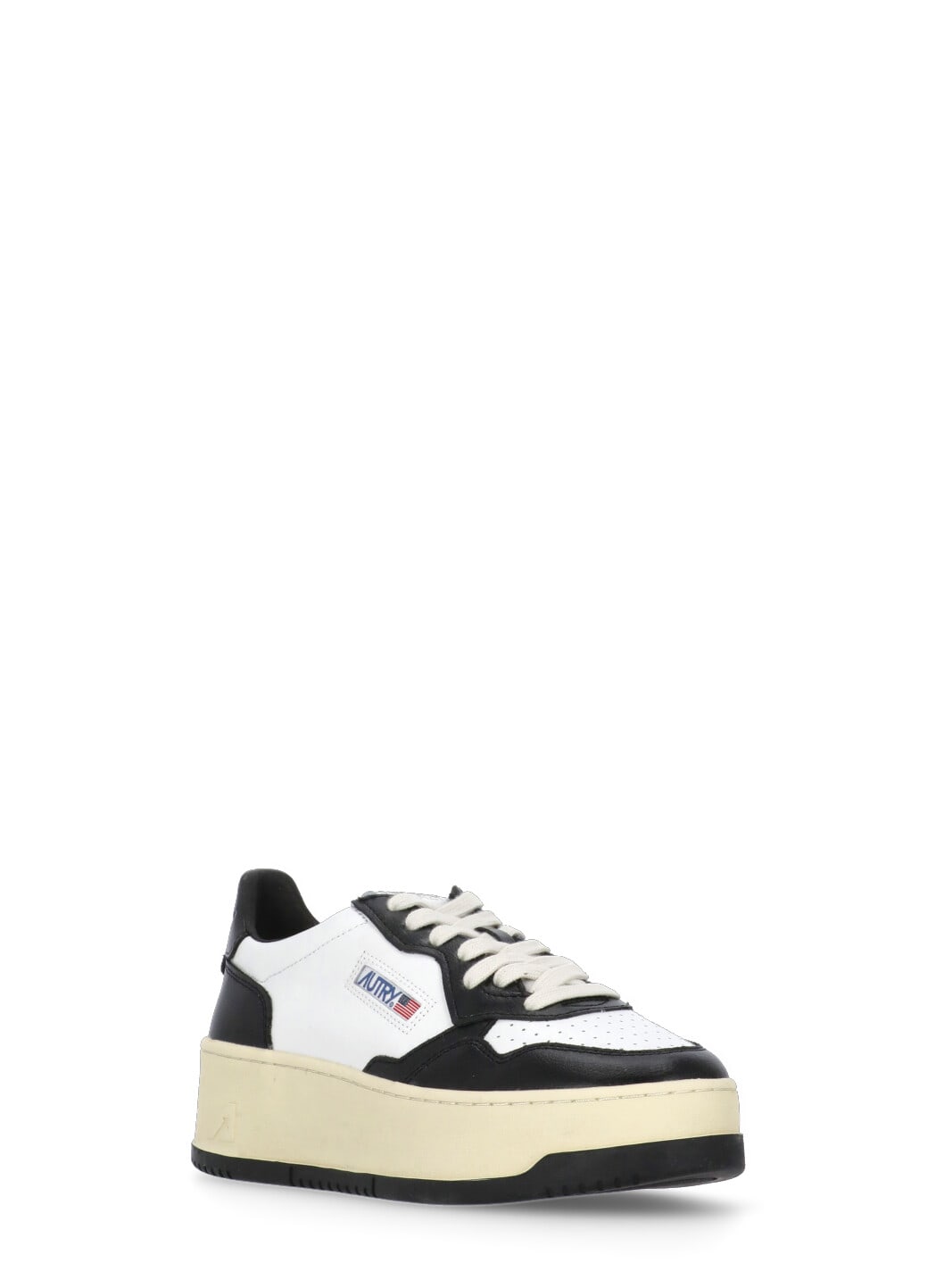 Shop Autry Platform Low Sneakers In Black