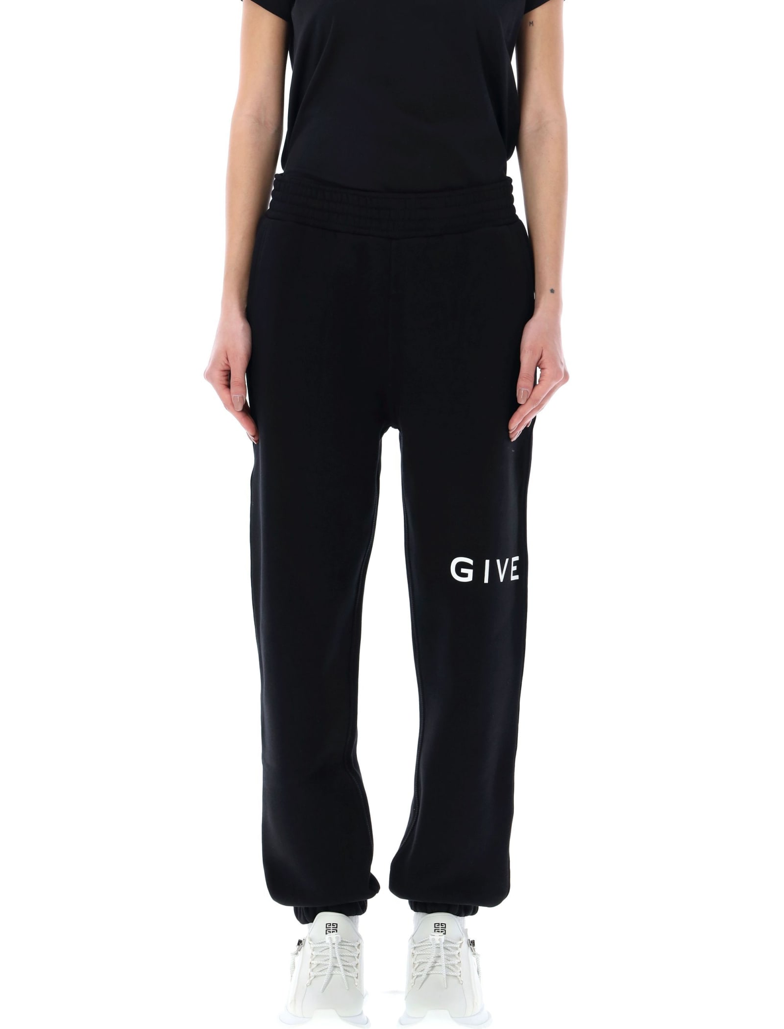 Shop Givenchy Archetype Jogging Pants In Black