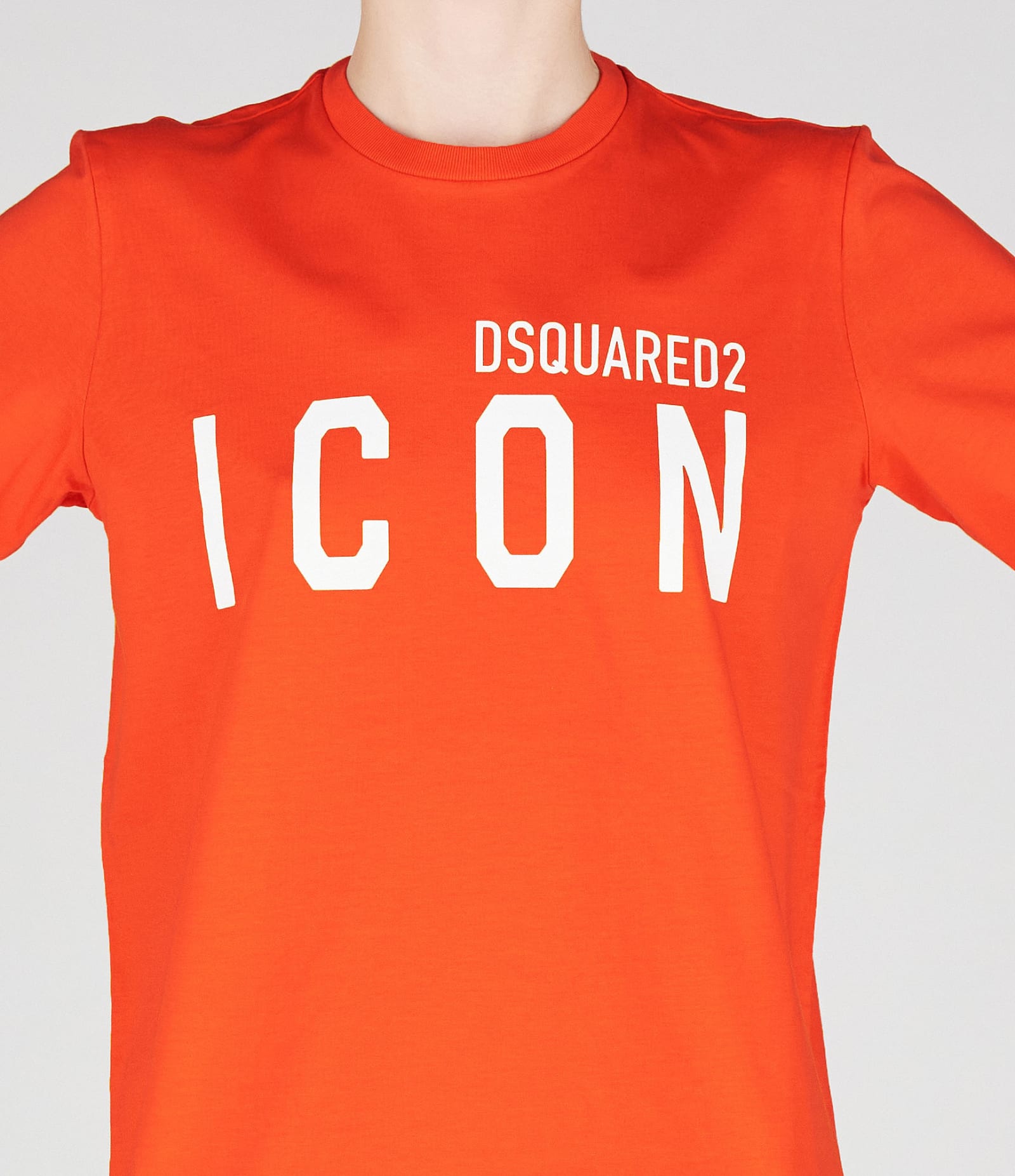 Shop Dsquared2 T-shirts In Orange