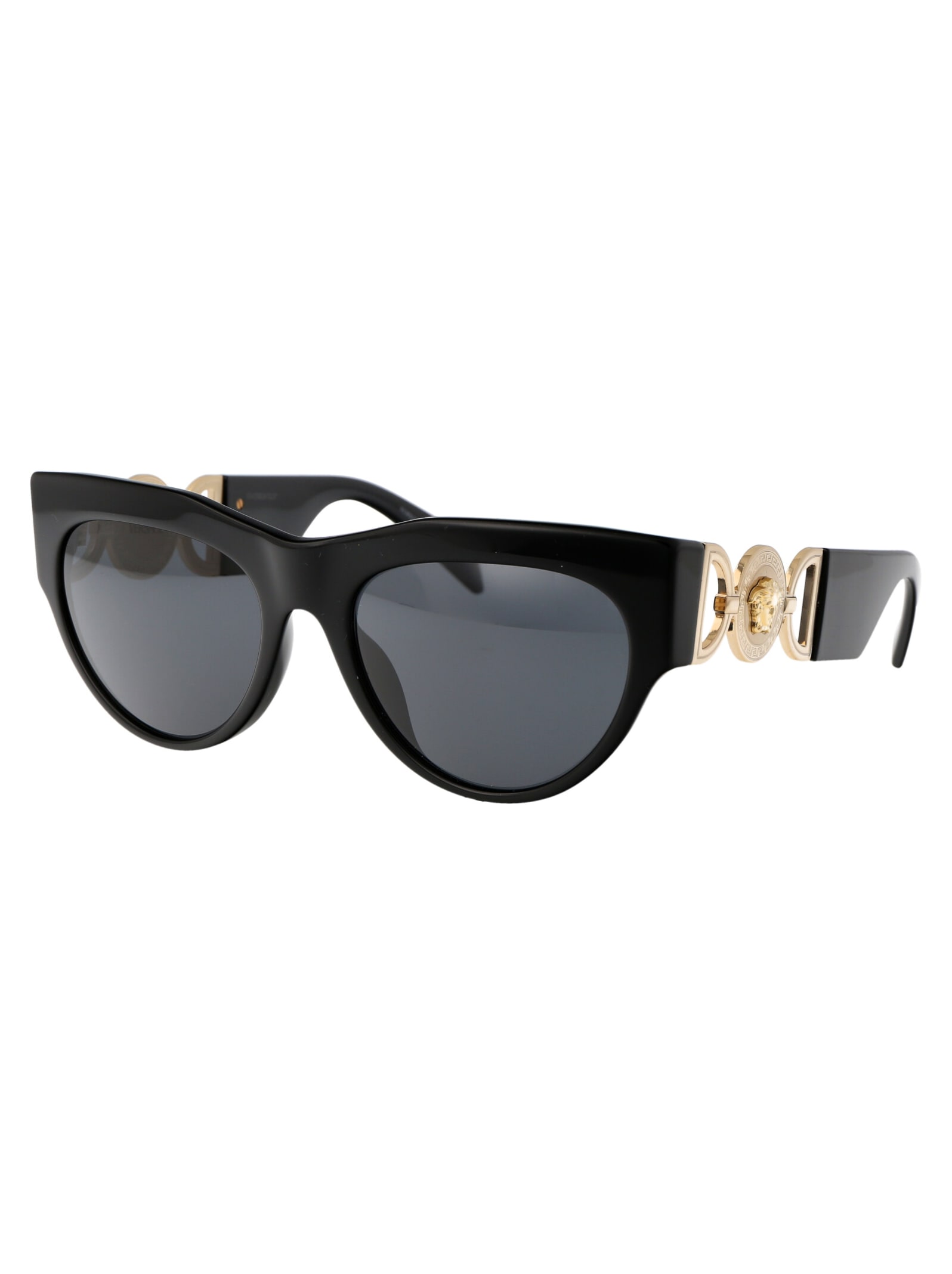Shop Versace 0ve4440u Sunglasses In Gb1/87 Black