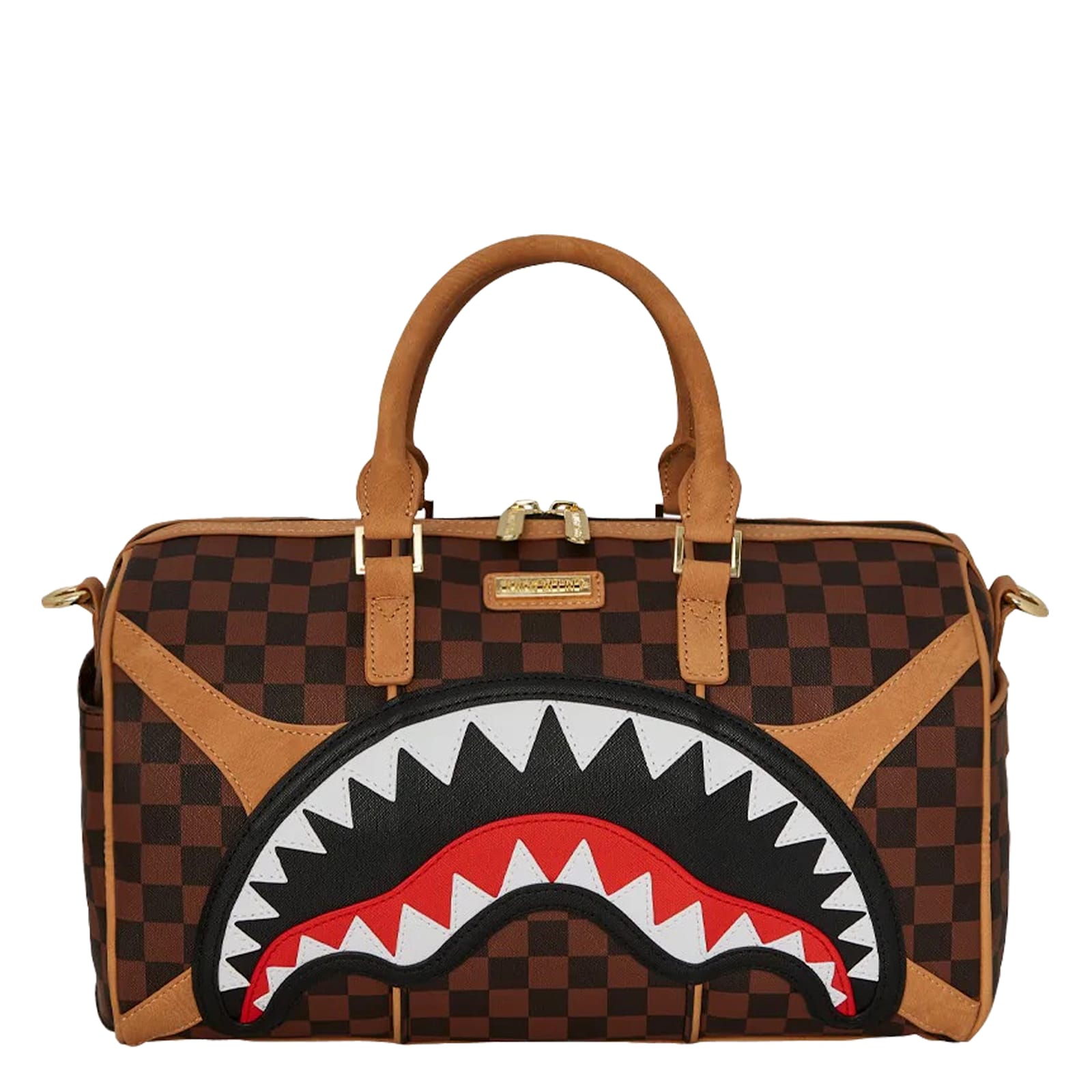 Sprayground Check-shark Holdalls In Brown
