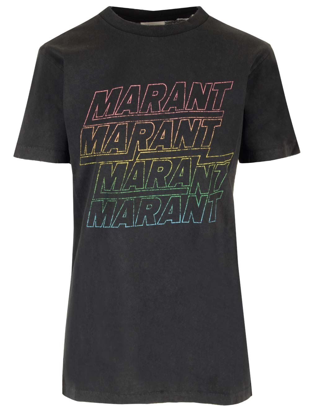 Shop Marant Etoile Zoeline T-shirt In Antracite