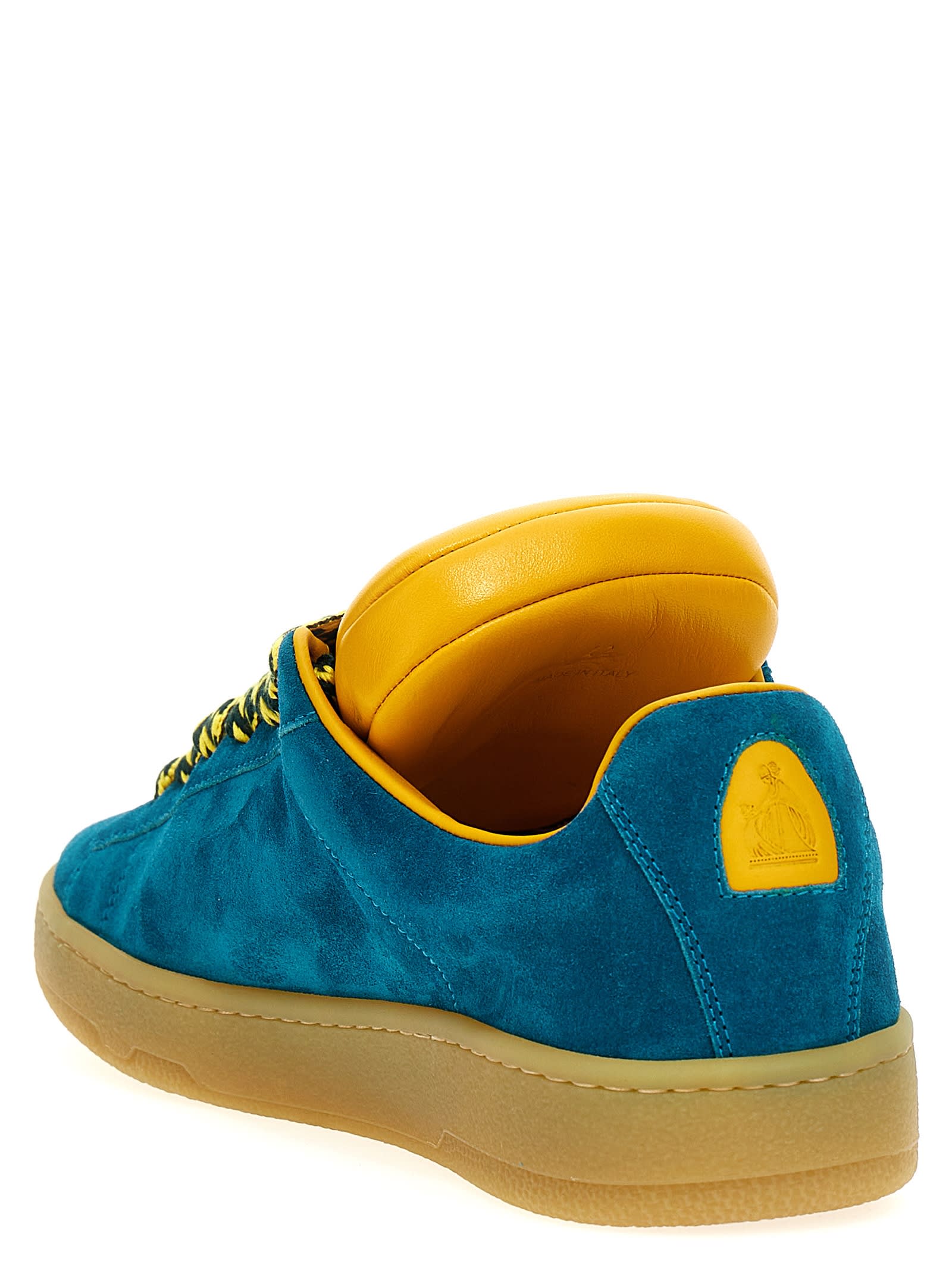 Lanvin Curb Lite Sneakers In Light Blue