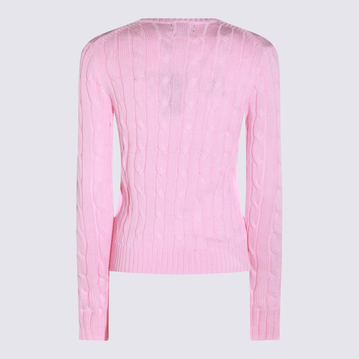 Polo Ralph Lauren Pink Cotton Knitwear In Pink
