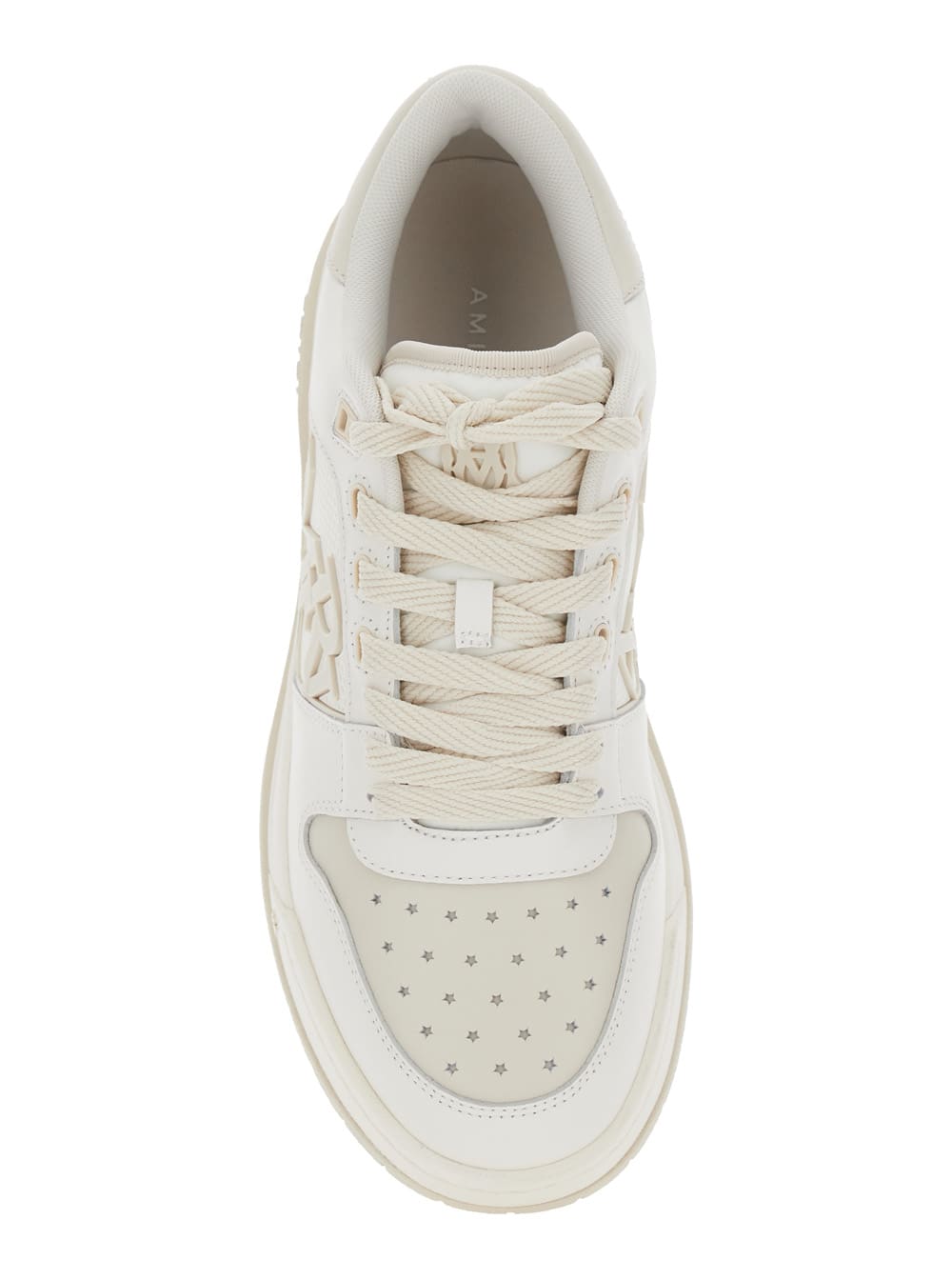 Amiri Classic Logo-embellished Leather Low-top Trainers In White