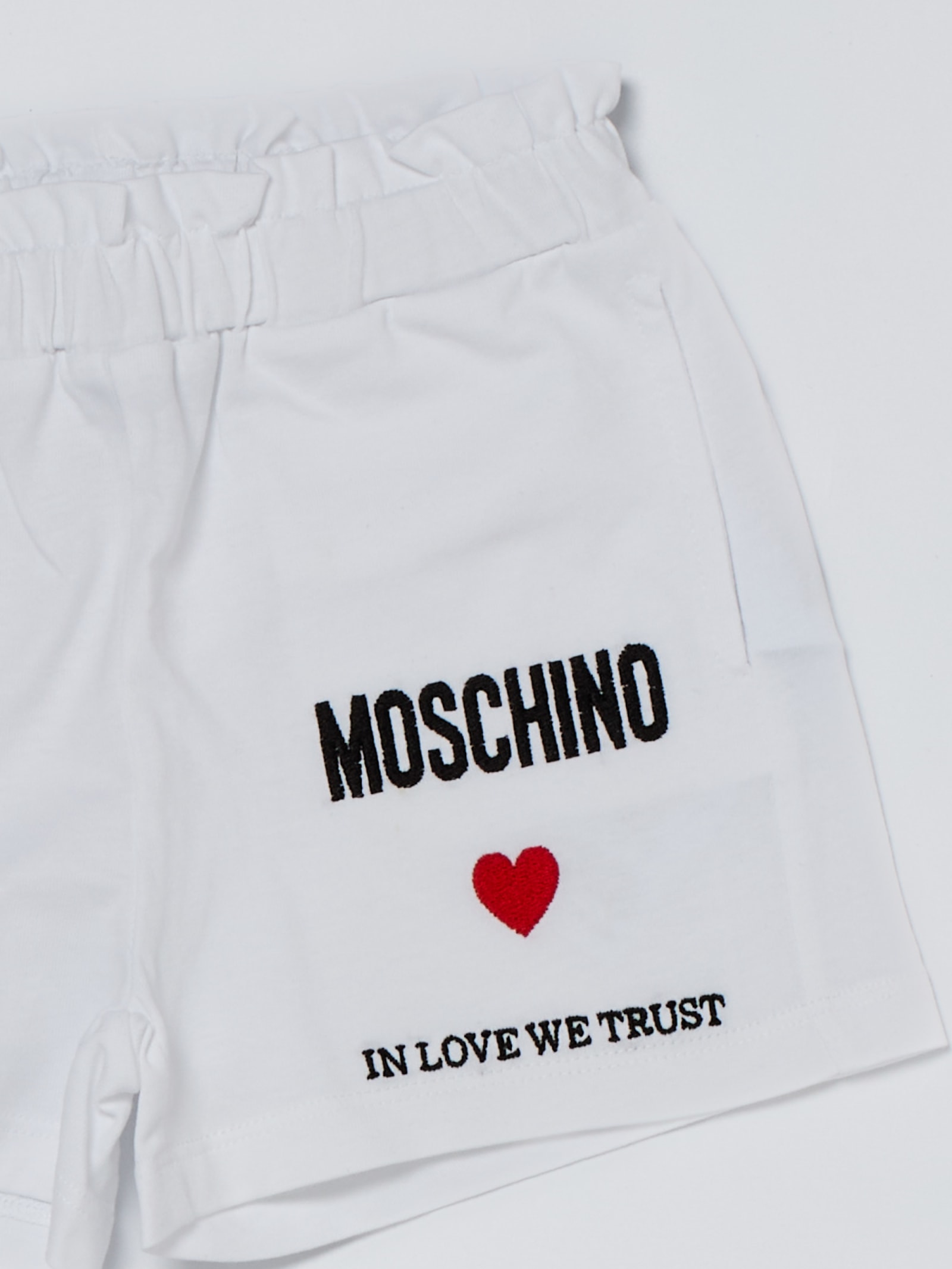 Shop Moschino Suits Suit In Bianco Ottico