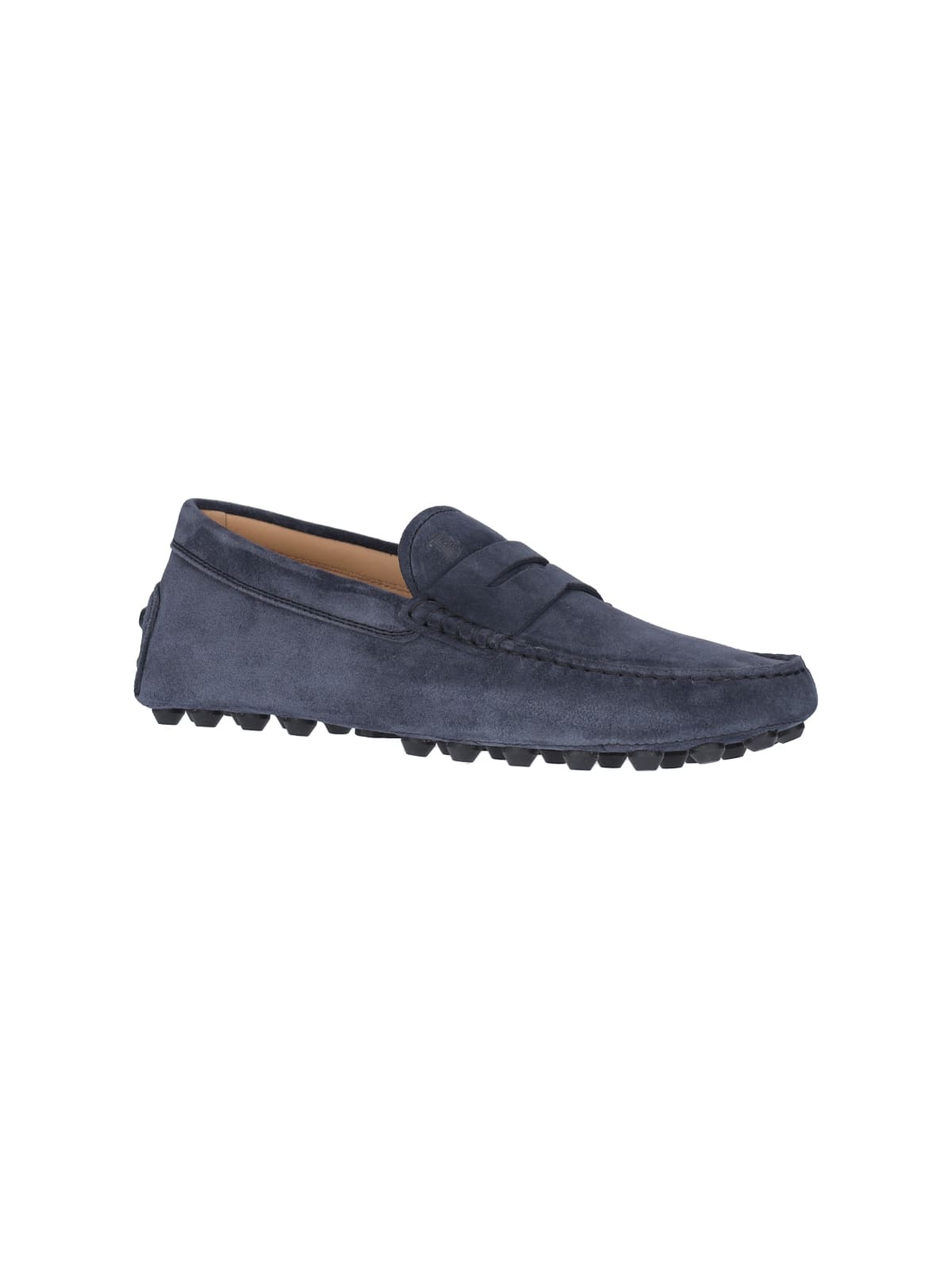 Shop Tod's Gommino Loafers In Blue