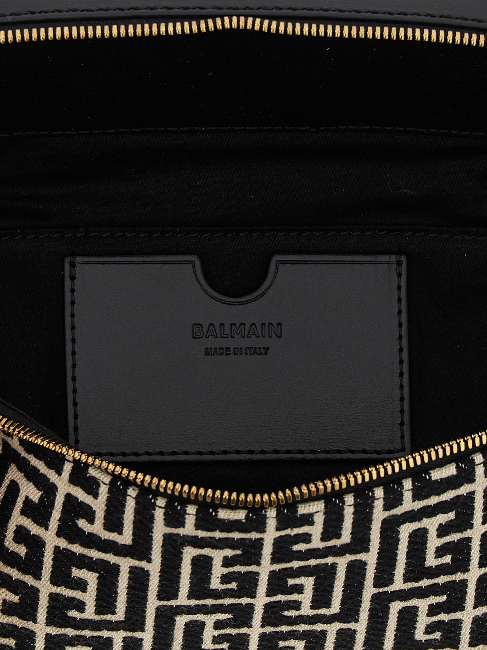 Balmain Trousse B-army Crossbody Bag In Black