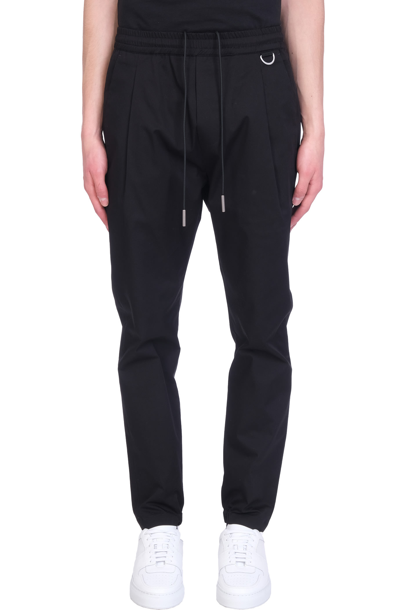 Low Brand Tokyo Lux Pants In Black Cotton