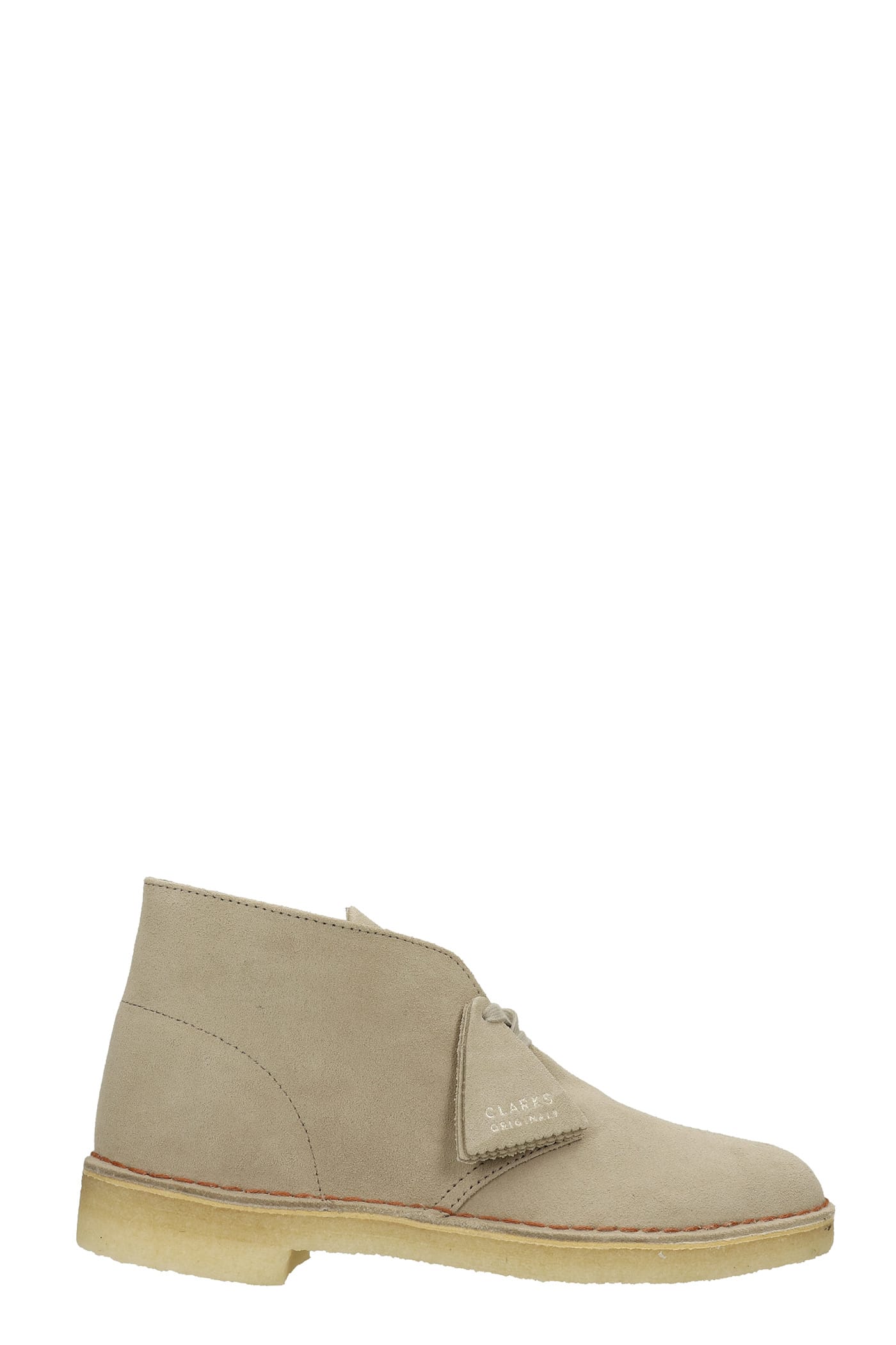 Clarks Desert Boot M Lace Up Shoes In Beige Suede