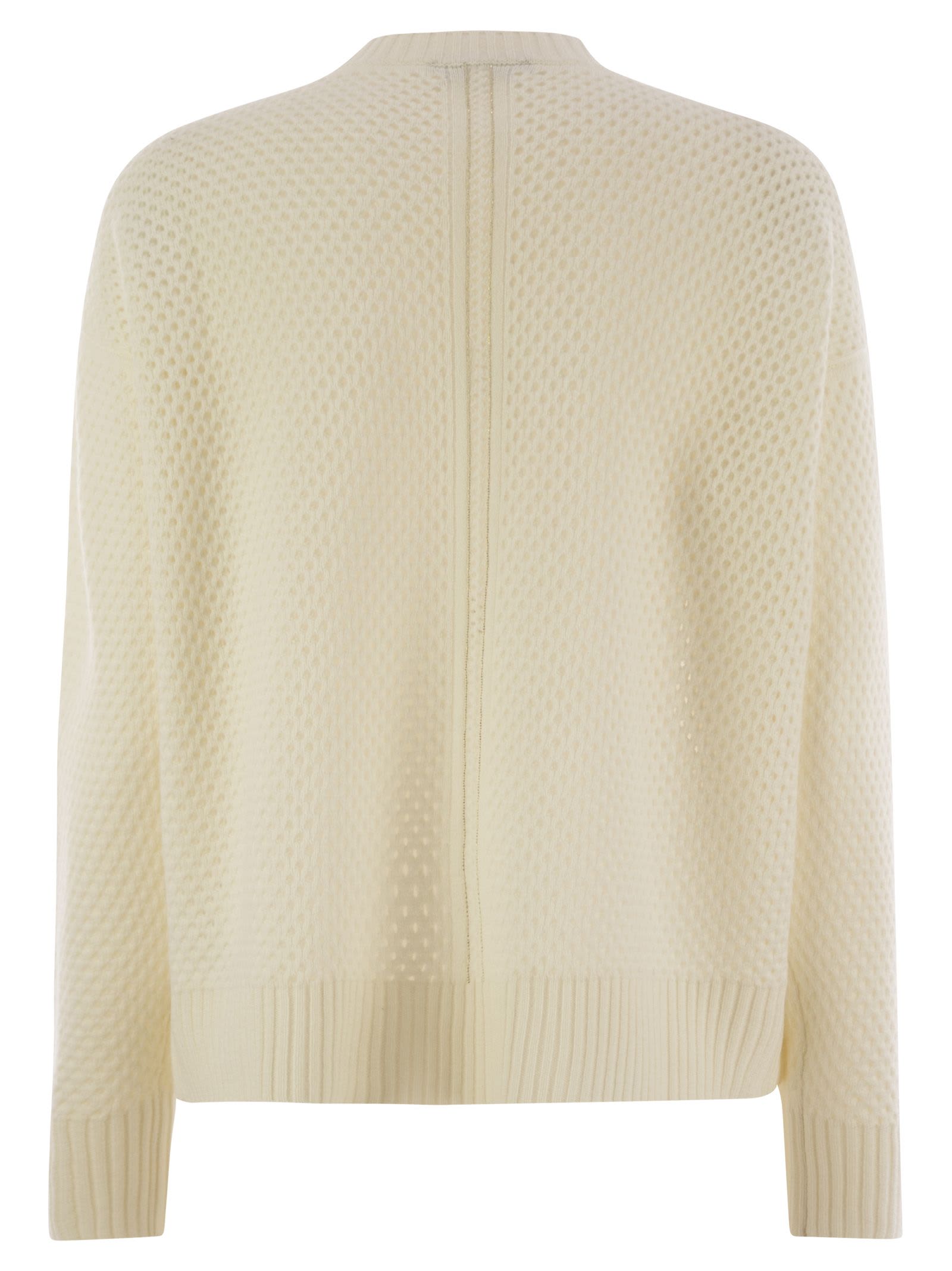 Fabiana Filippi Women's Open-knit Sweater With Bead Detailing