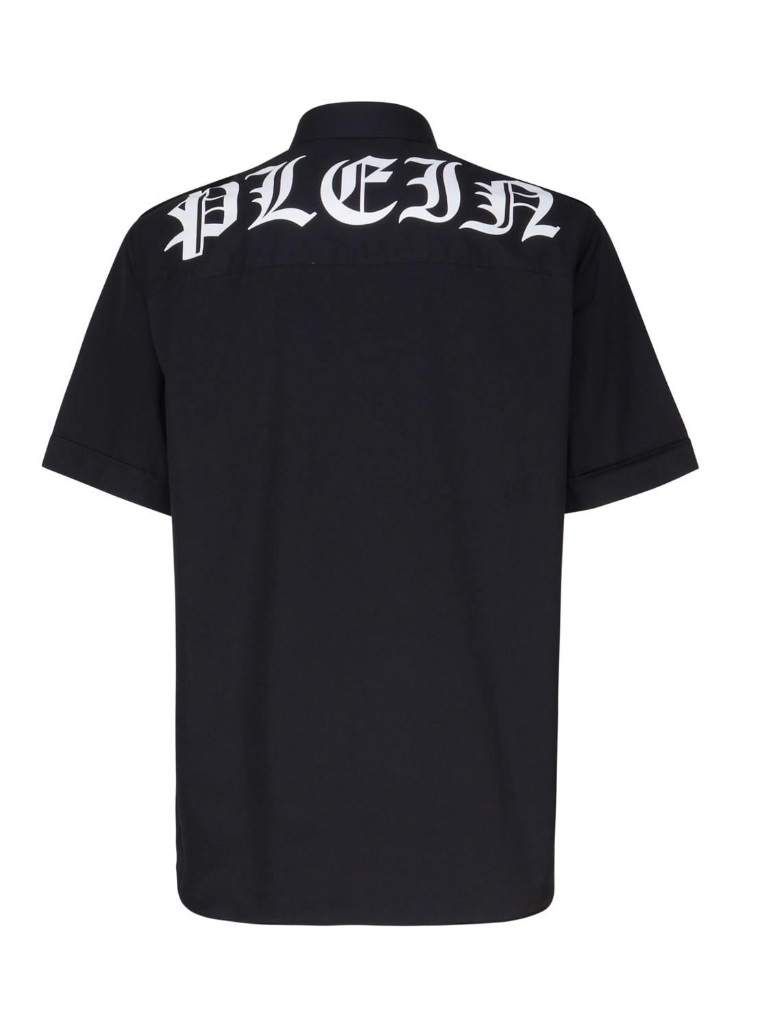 Shop Philipp Plein Logo Shirt In Black