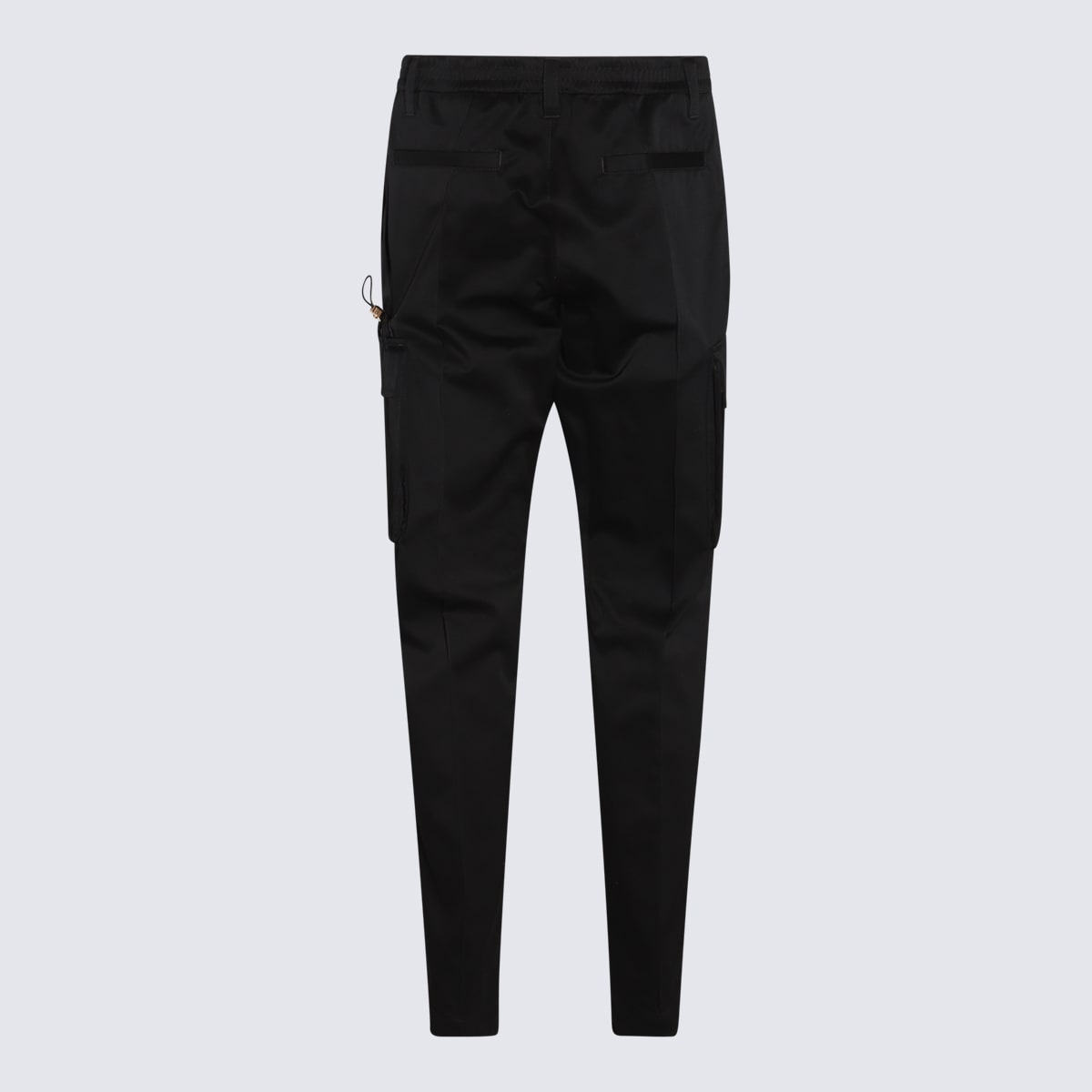 Shop Versace Black Cotton Pants
