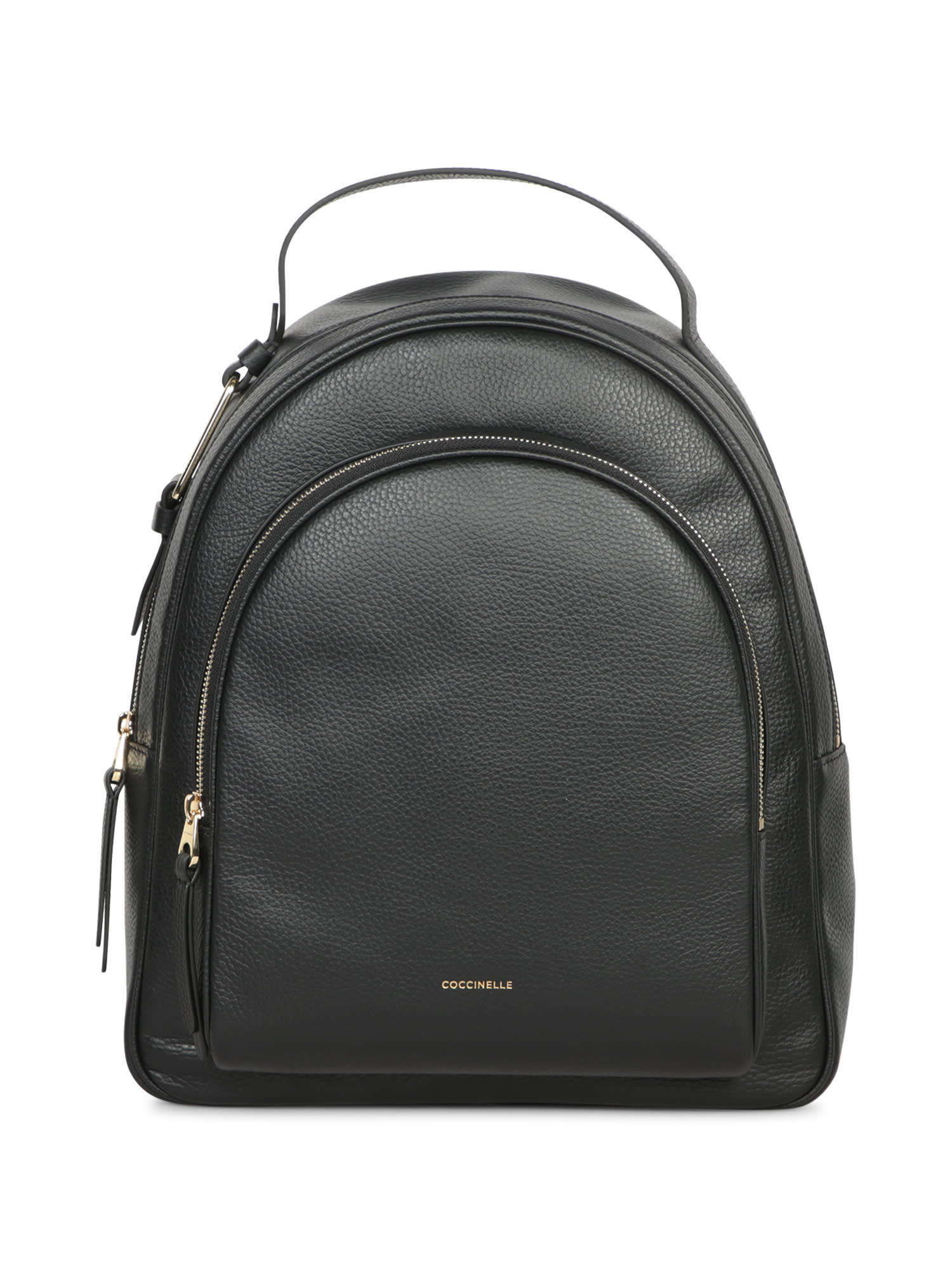 Malory Leather Black Backpack