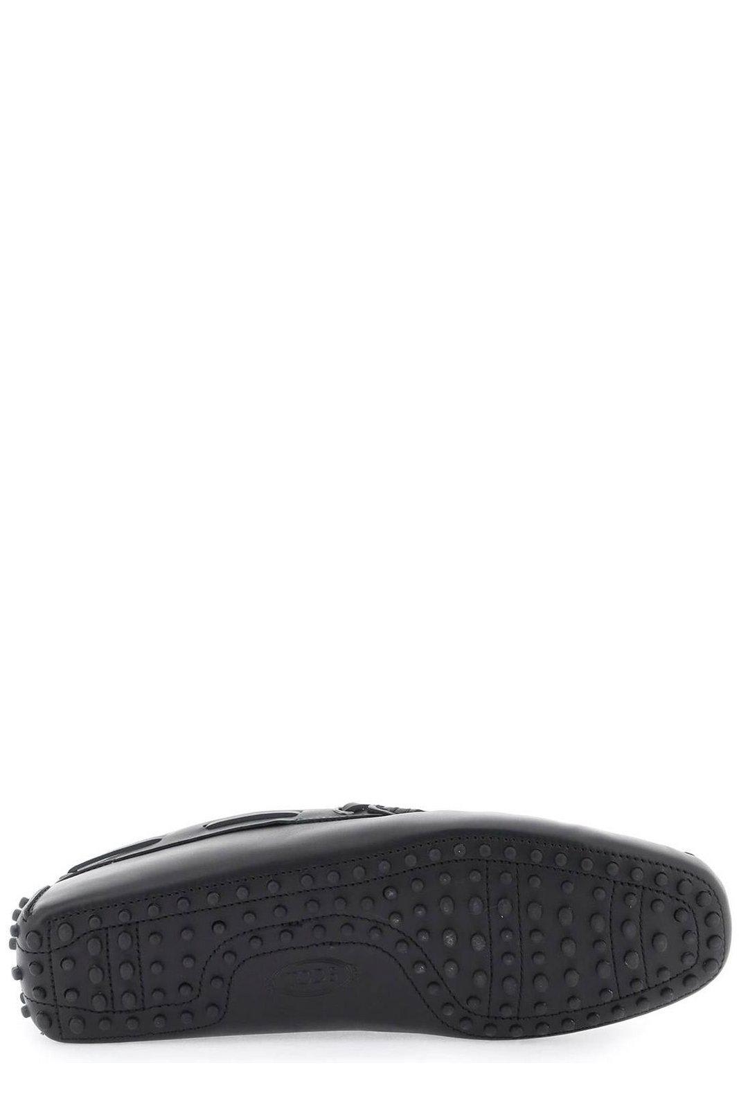 Shop Tod's Gommino Slip-on Driving Loafers In Black