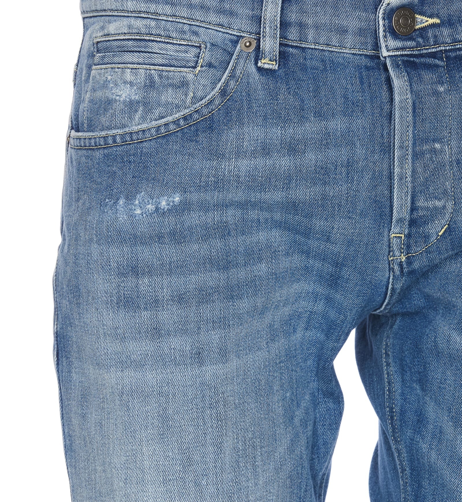 Shop Dondup George Denim Jeans In Blu