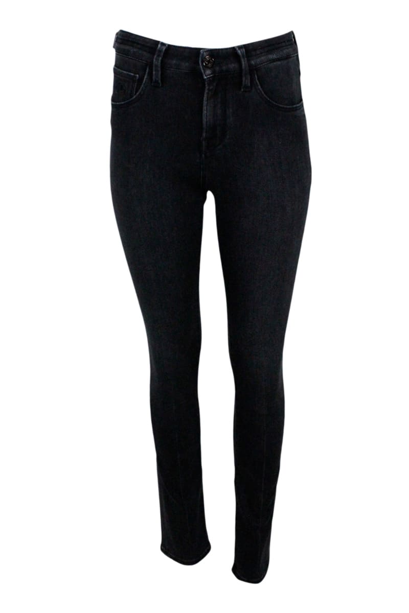 JACOB COHEN KIMBERLY SKINNY FIT JEANS IN SUPER STRETCH DENIM