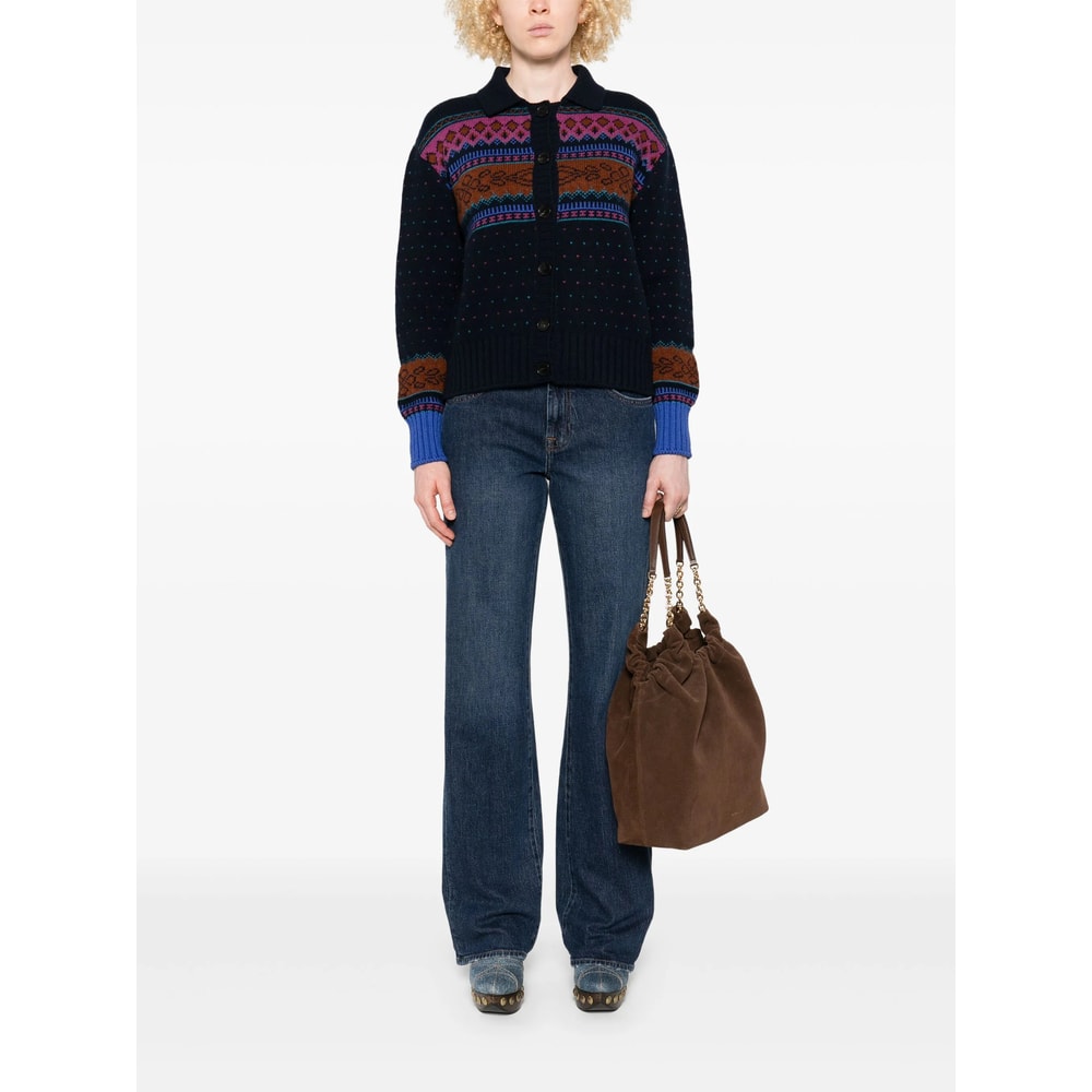 7 For All Mankind Tess Wide-leg Denim Jeans In Blue