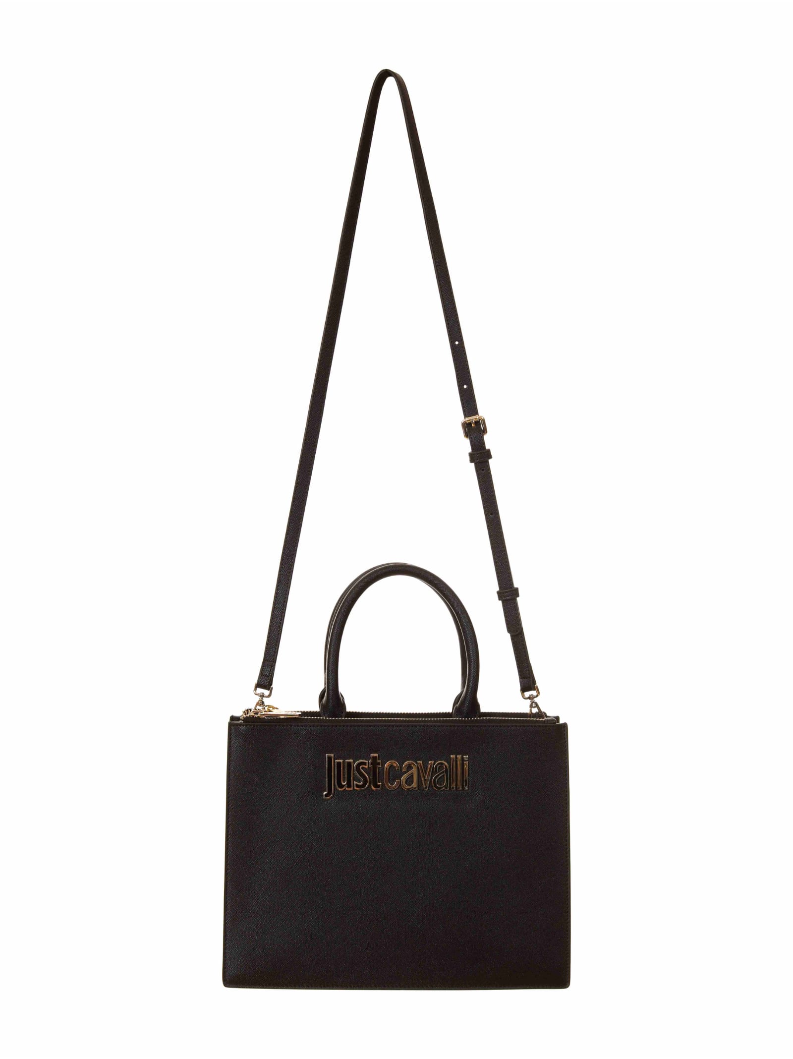 Just Cavalli Handbag In Black