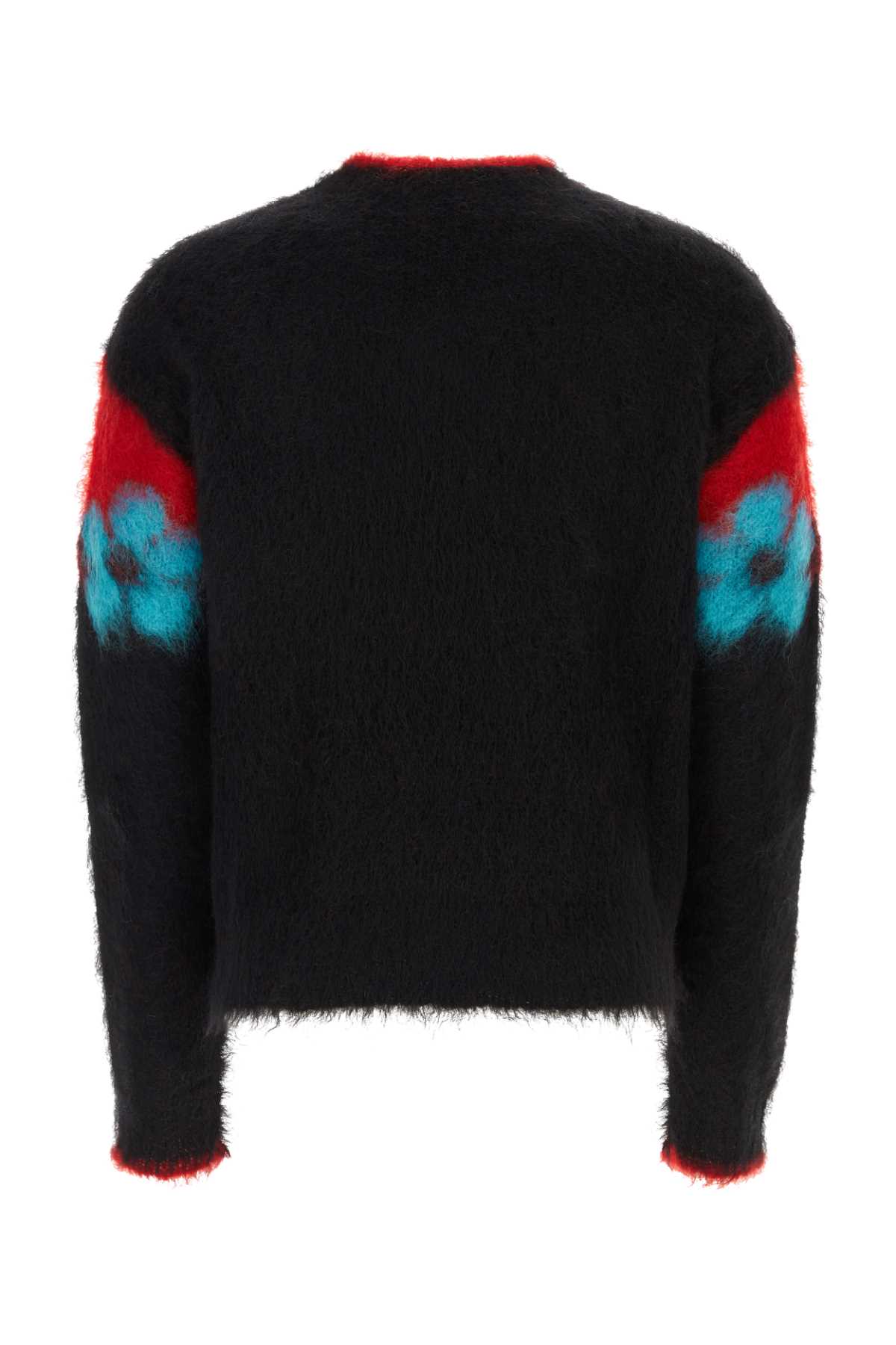Shop Marni Black Mohair Blend Sweater
