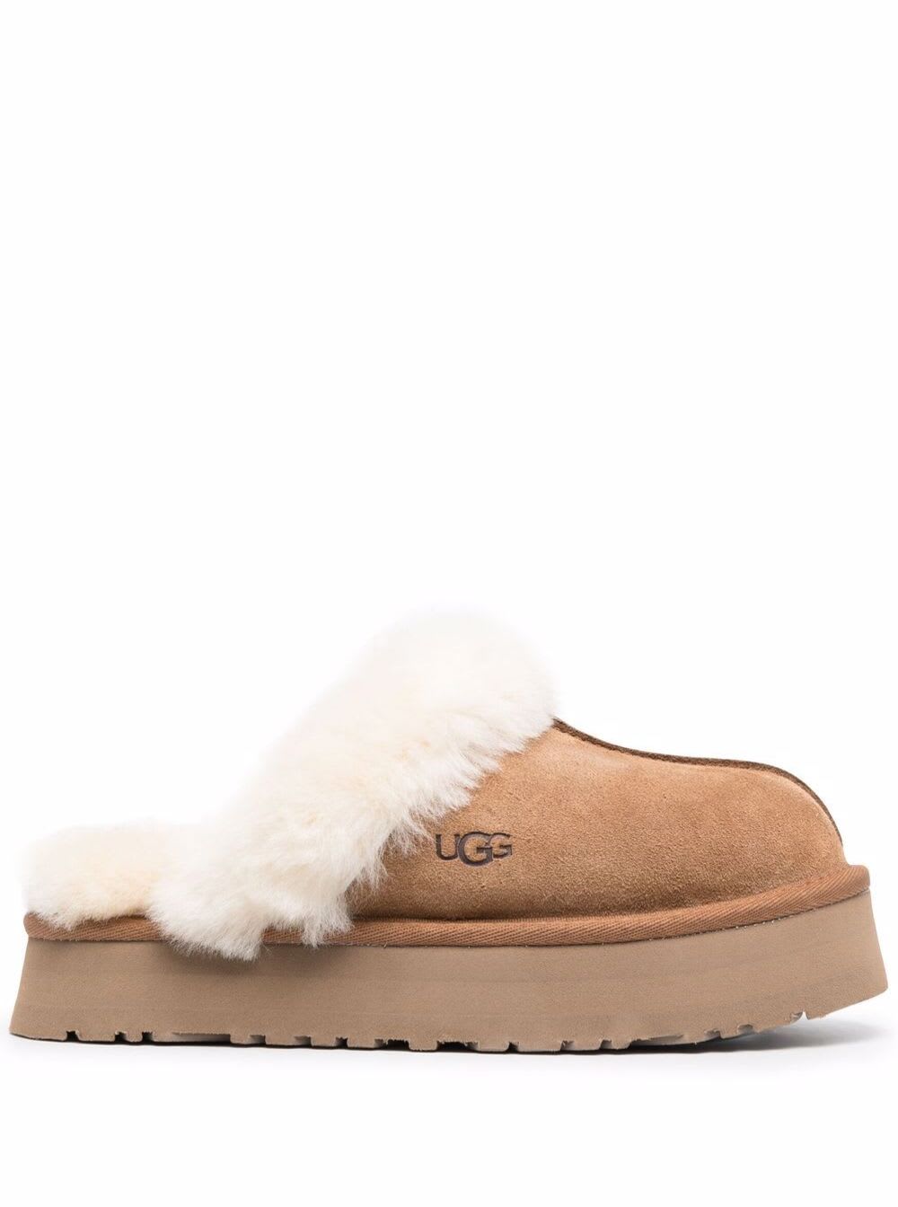 UGG Disquette Suede Leather Mules