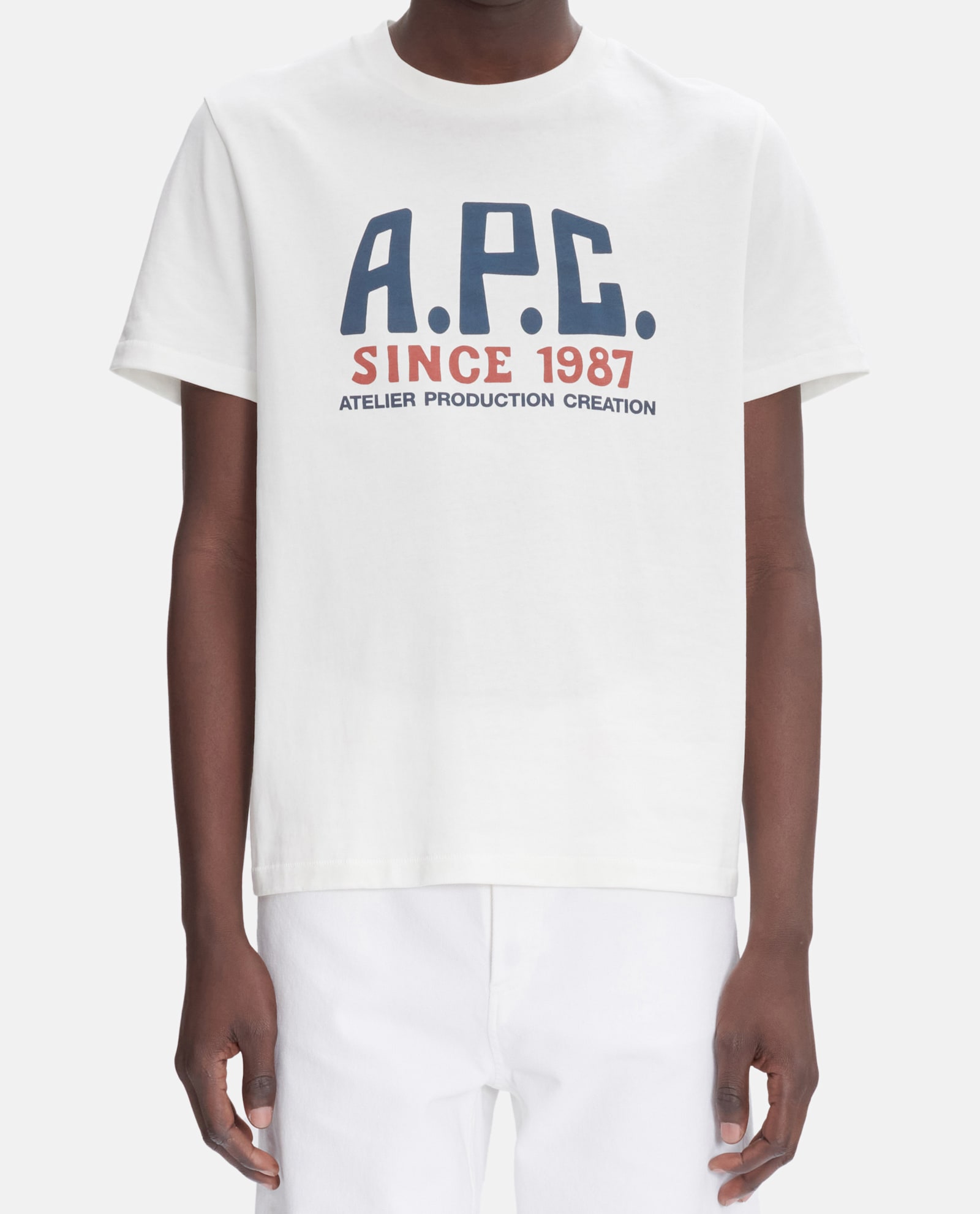 A. P.C. T-shirt Print Label