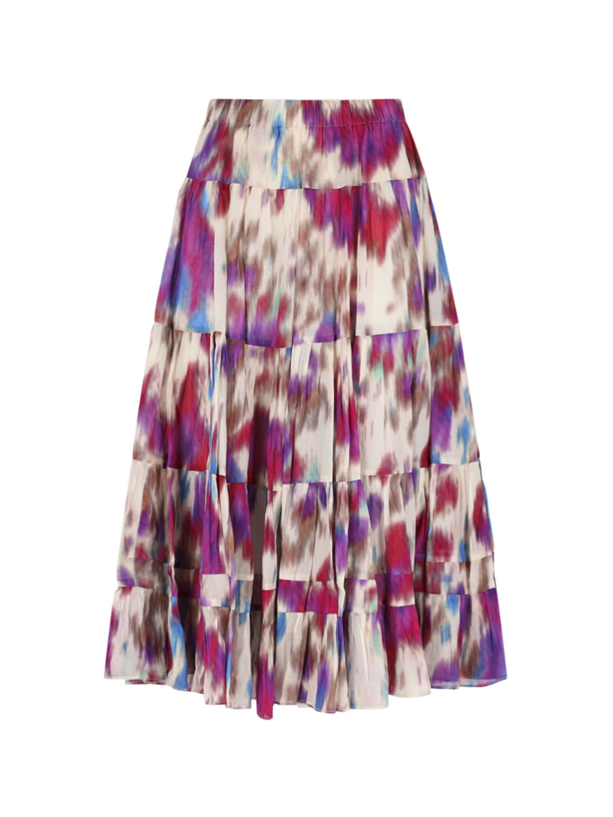 Marant Etoile Elfa Midi Skirt In Multicolor